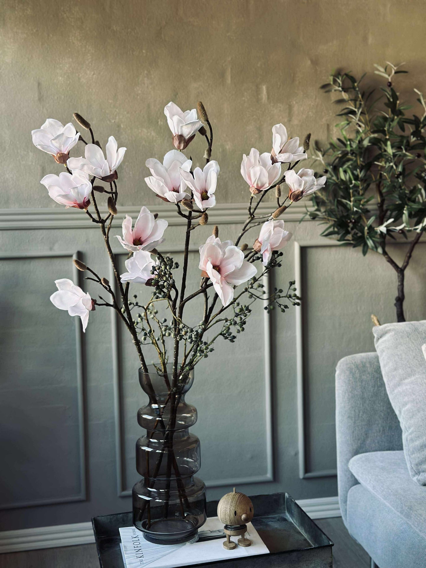 Magnoliagren pink - 92cm