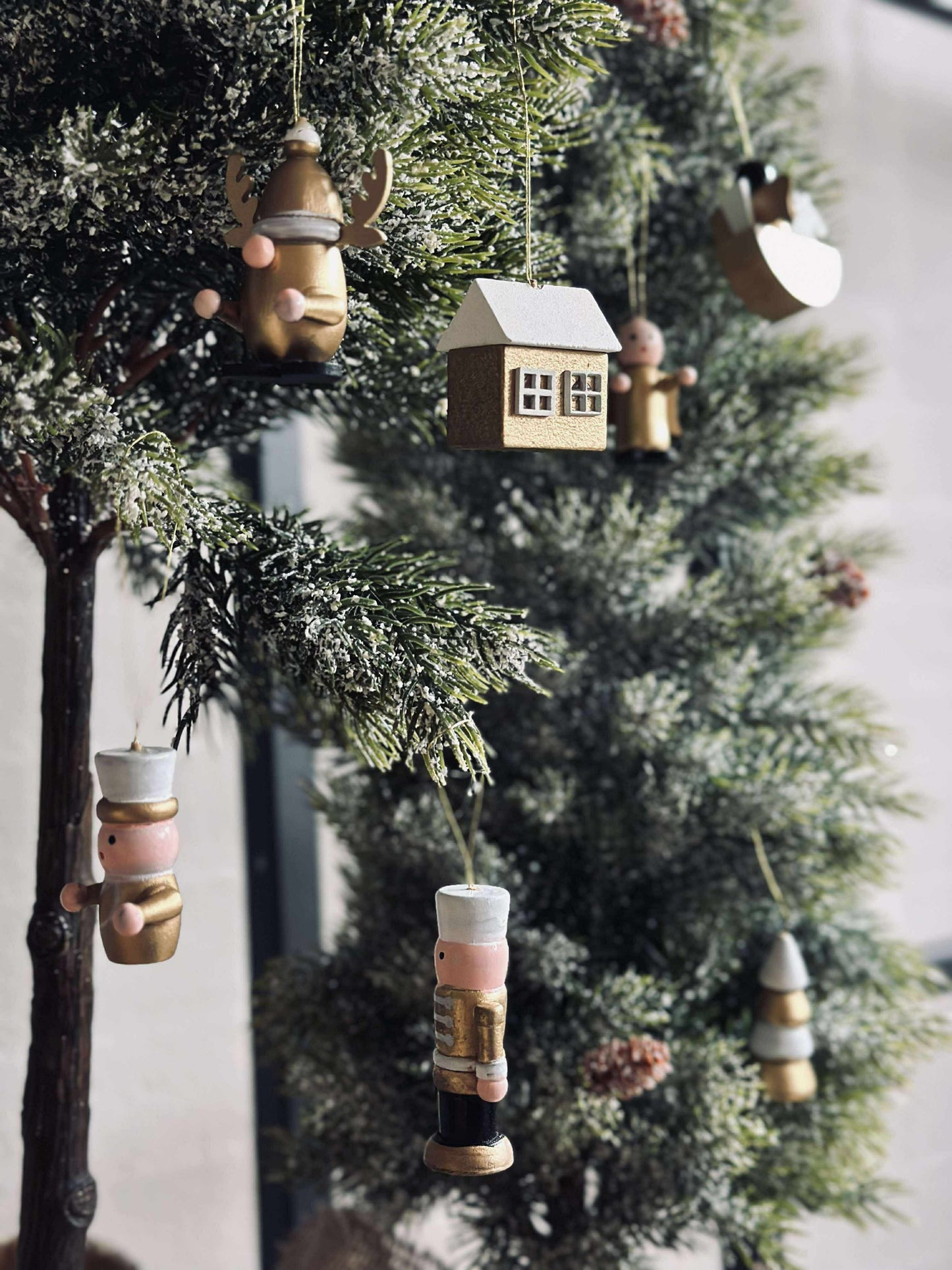 Juleophæng wood - 12 stk.