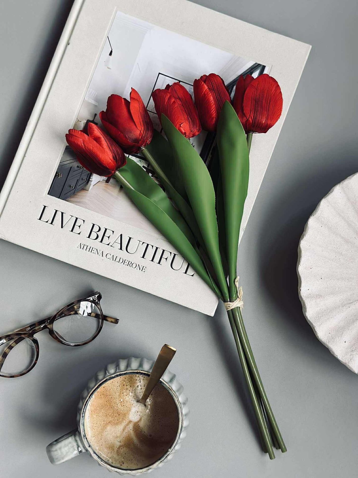 Tulipaner Silke look– Flere farver