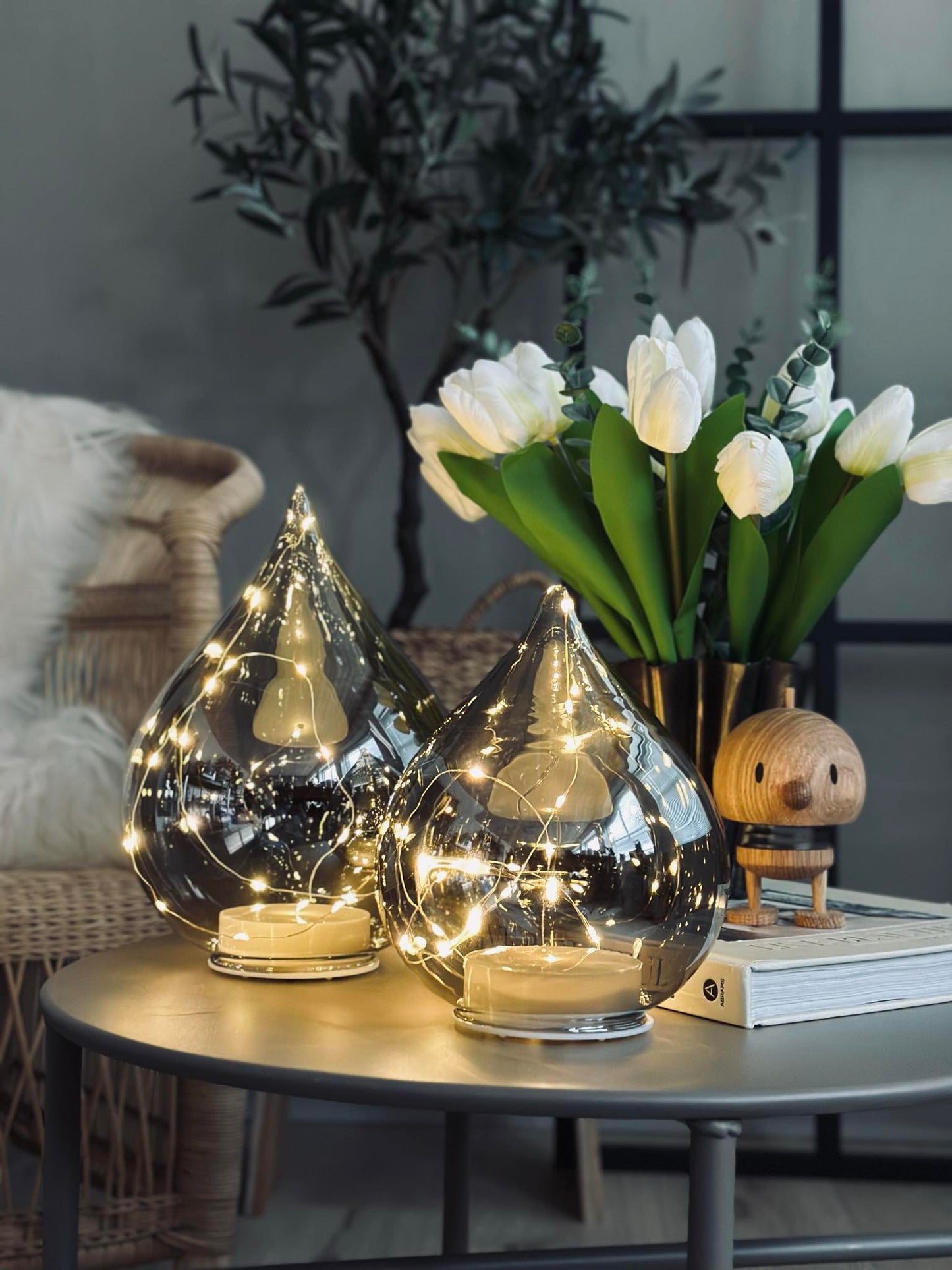 Drop led lampe - 24 cm