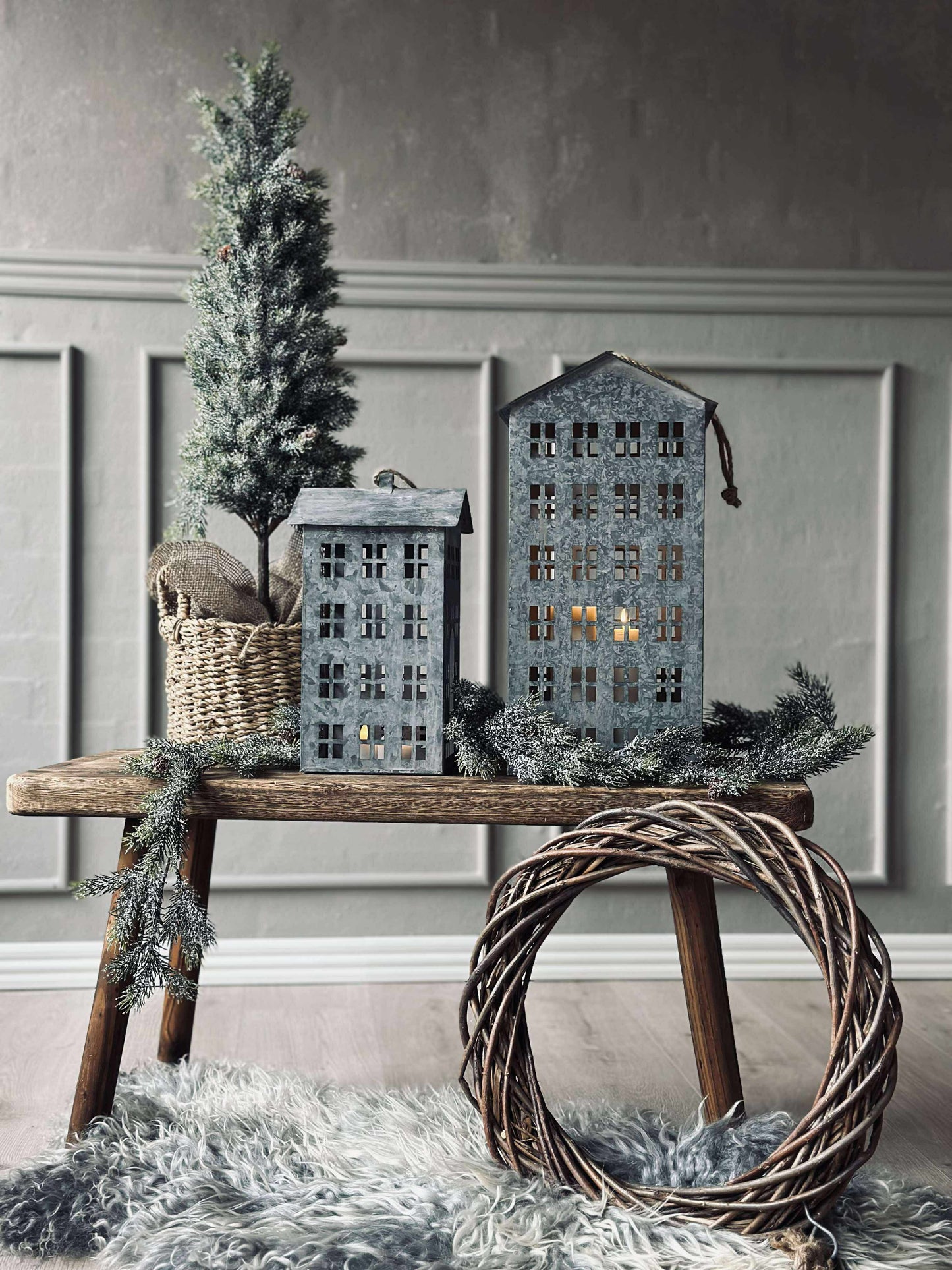 Lanterne Hus 40 cm.