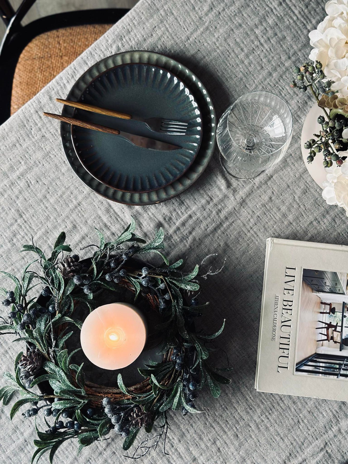 Krans med bær - Winter