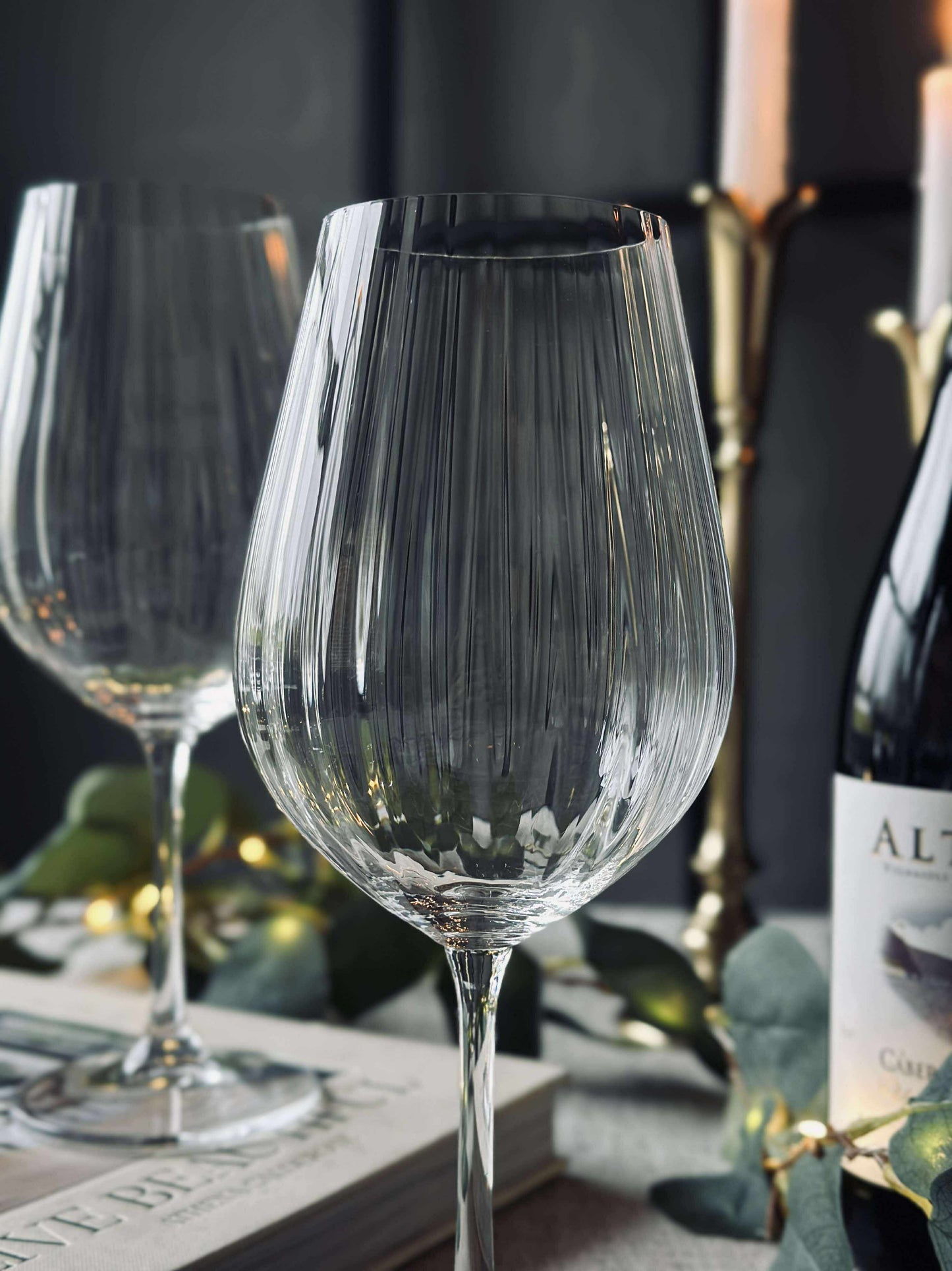 Vinglas rødvin CRYSTAL - Sæt med 4 stk.