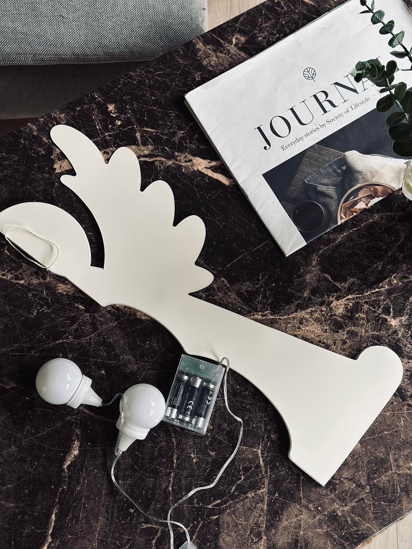 Engle med led lys - 50cm