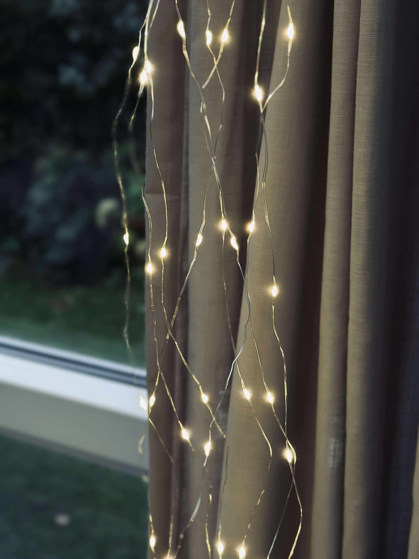 Lyskæde hængende med 160 led lys