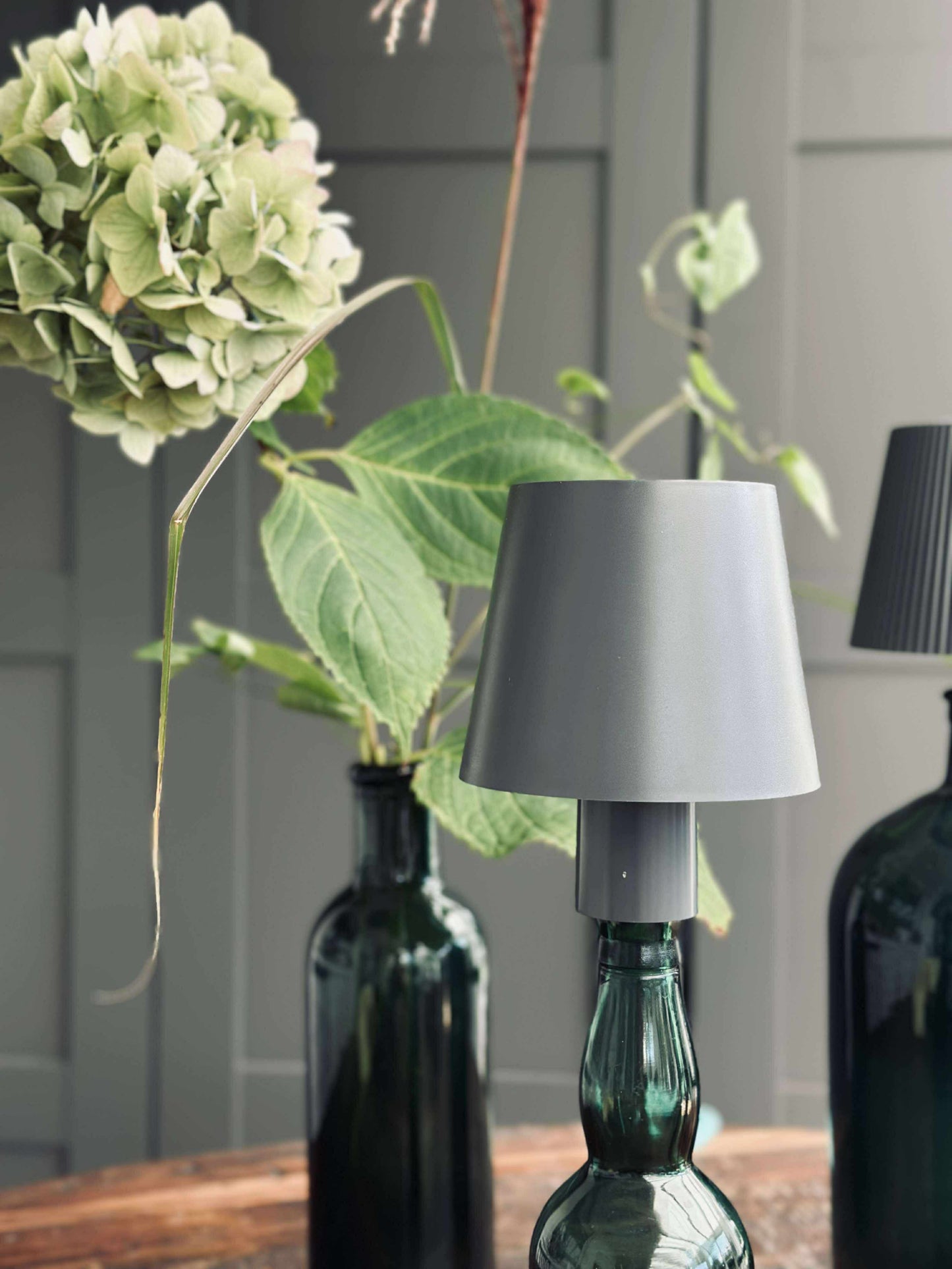 LED lampe til vinflaske - Grå MIX