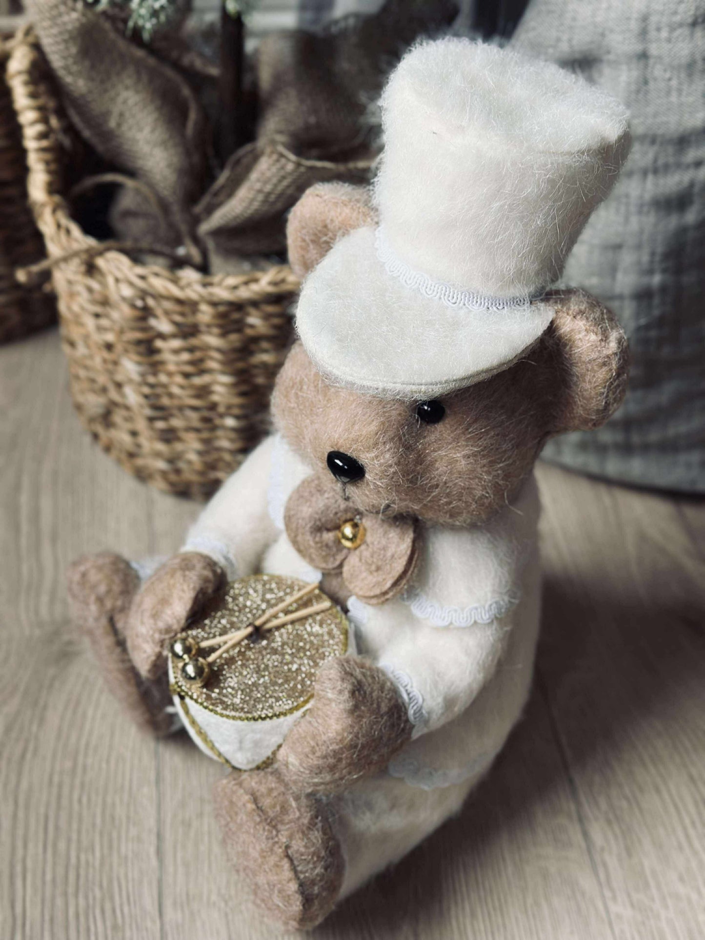 Jule bamse - Siddende