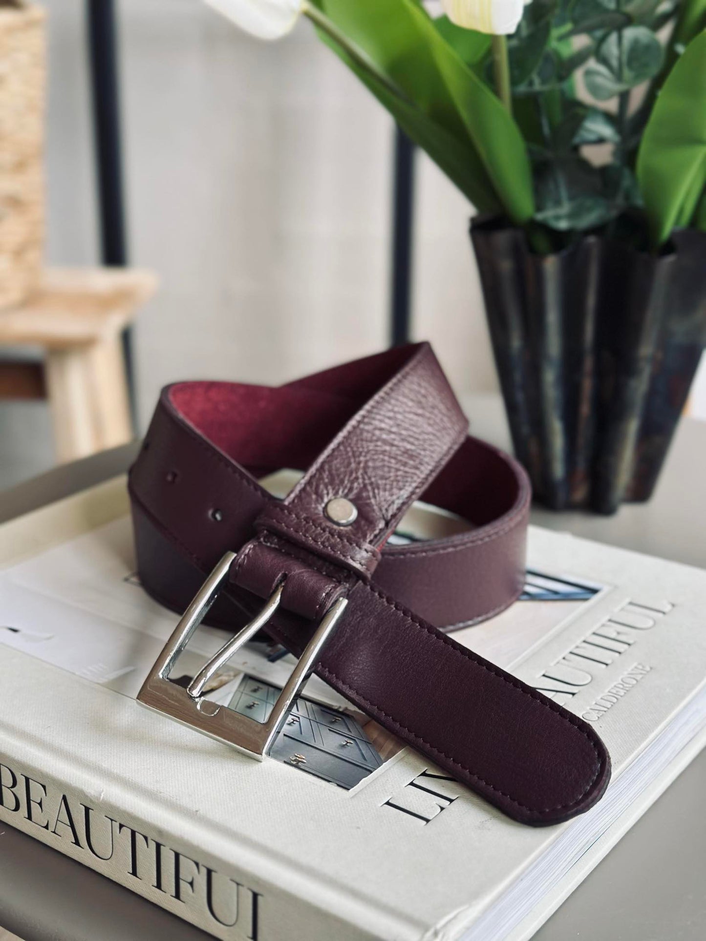 Bælte 3,5 cm - OX blood
