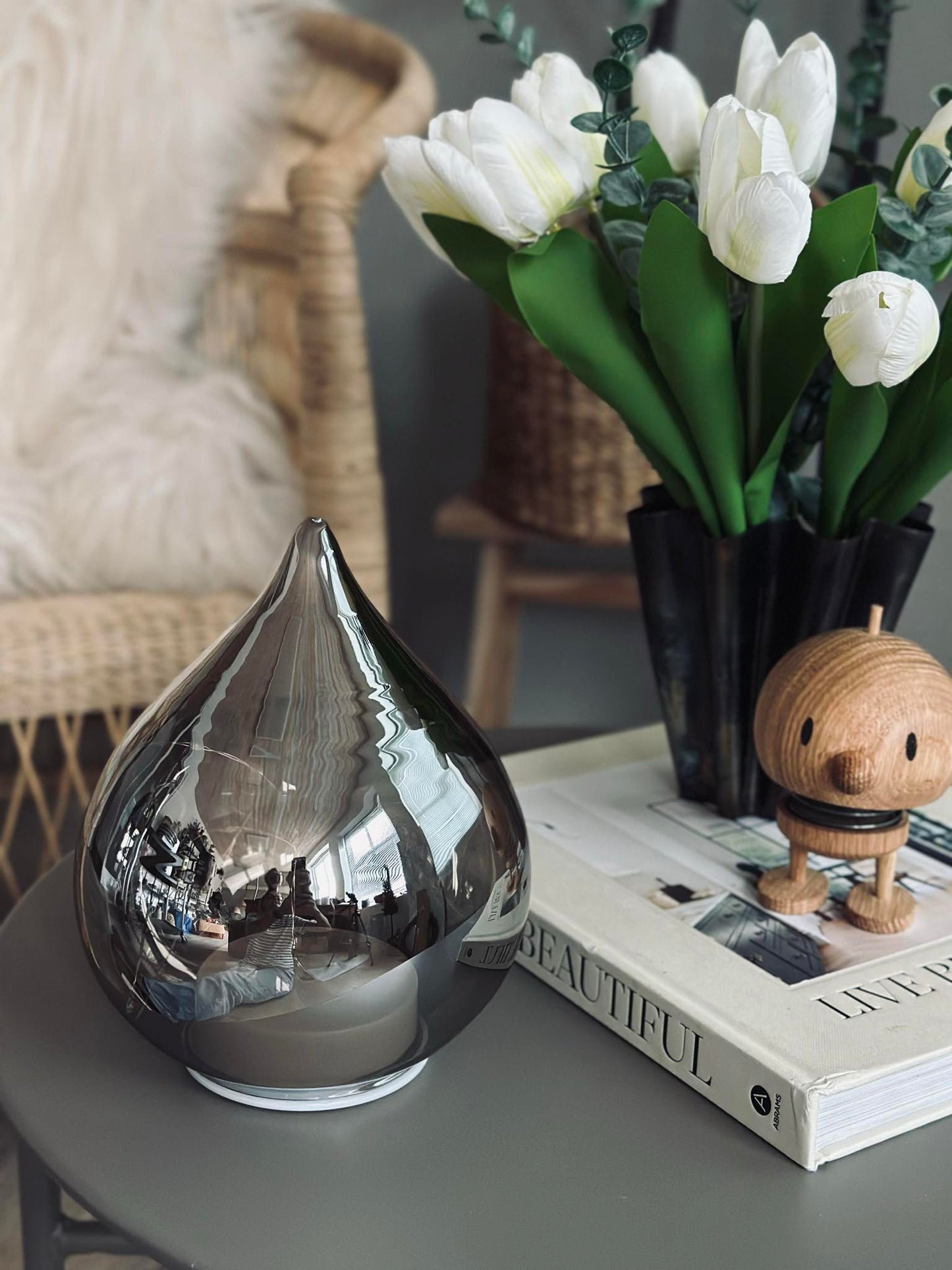 Drop led lampe - 19 cm