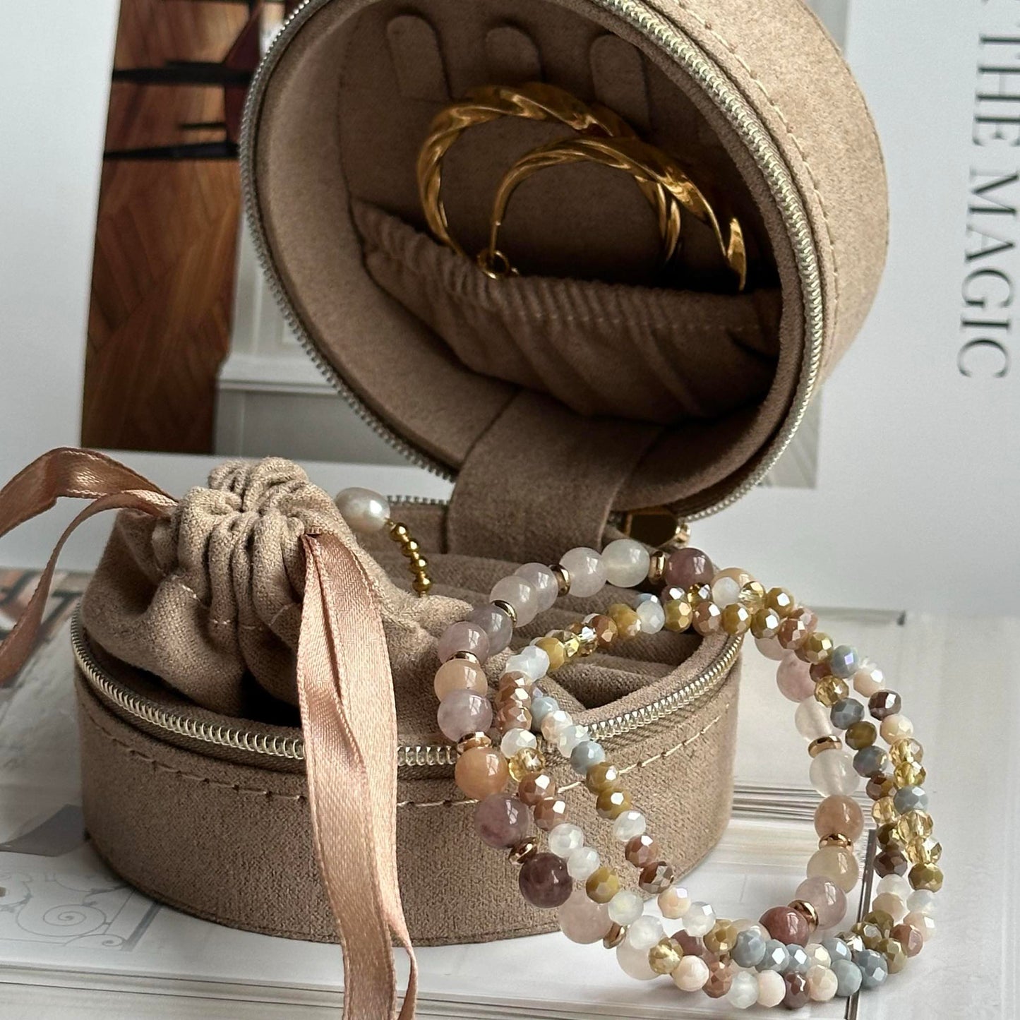 Armbånd Luna Blush Mix – Sæt med 3 stk