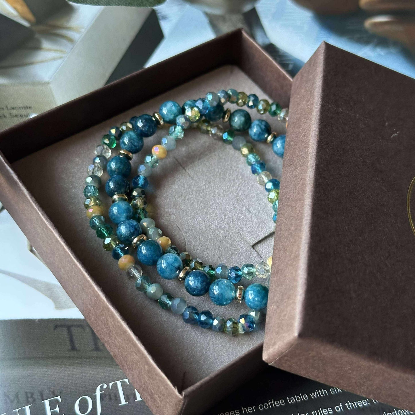 Armbånd Luna Sea Green – Sæt med 3 stk