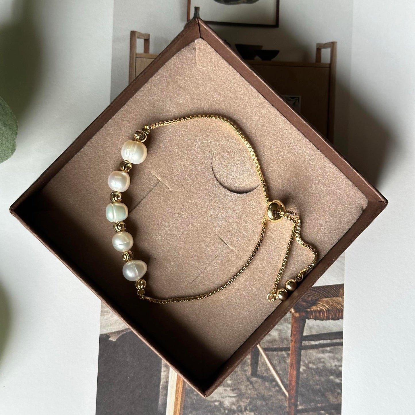 Armbånd Casja forgyldt