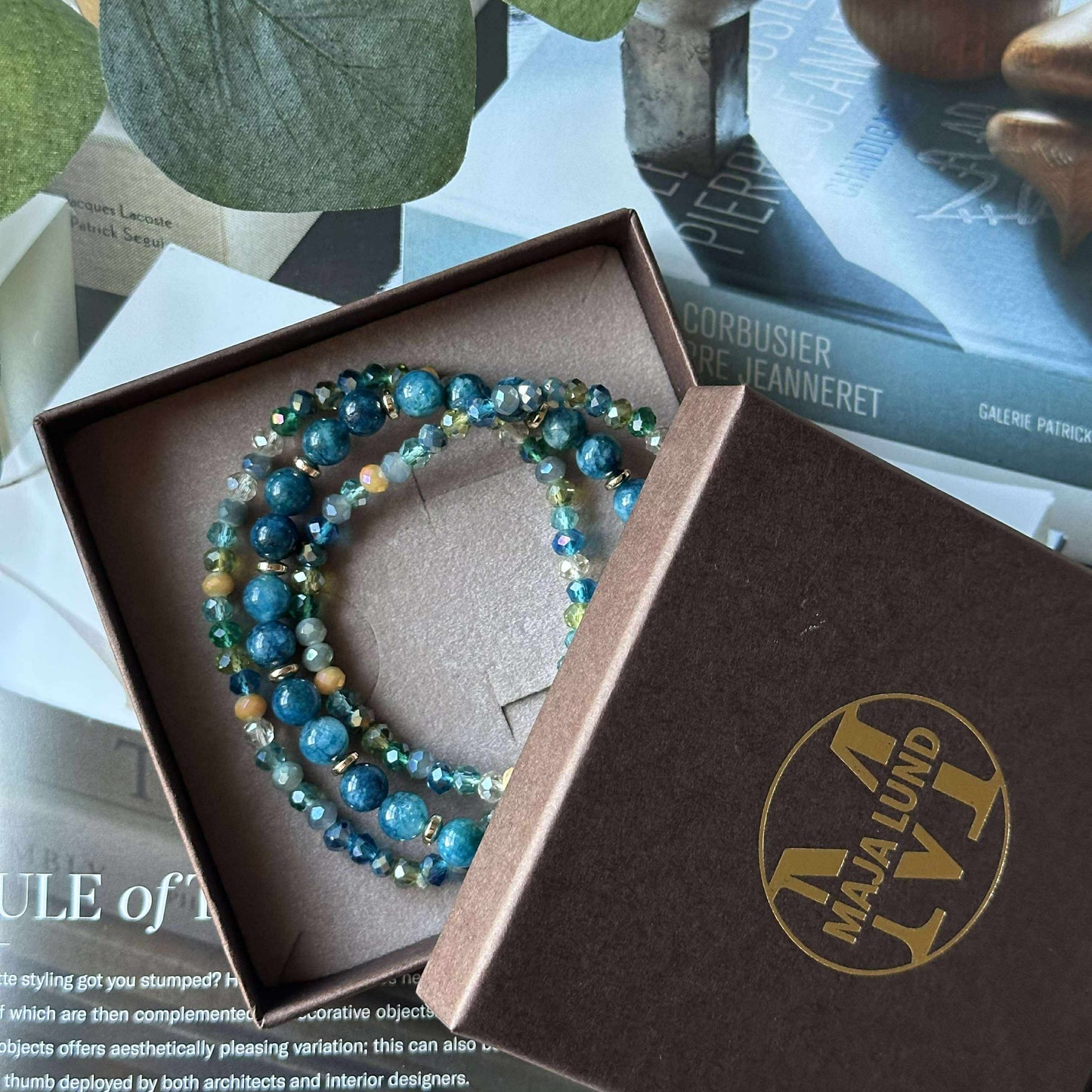 Armbånd Luna Sea Green – Sæt med 3 stk