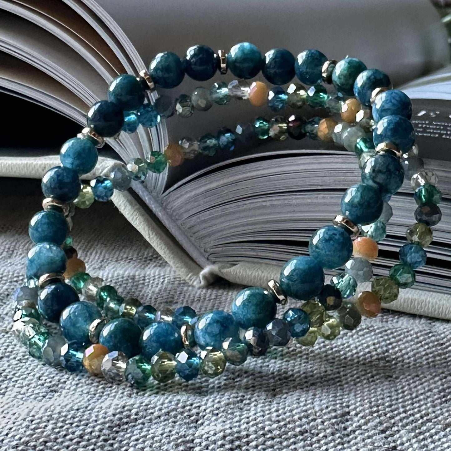 Armbånd Luna Sea Green – Sæt med 3 stk