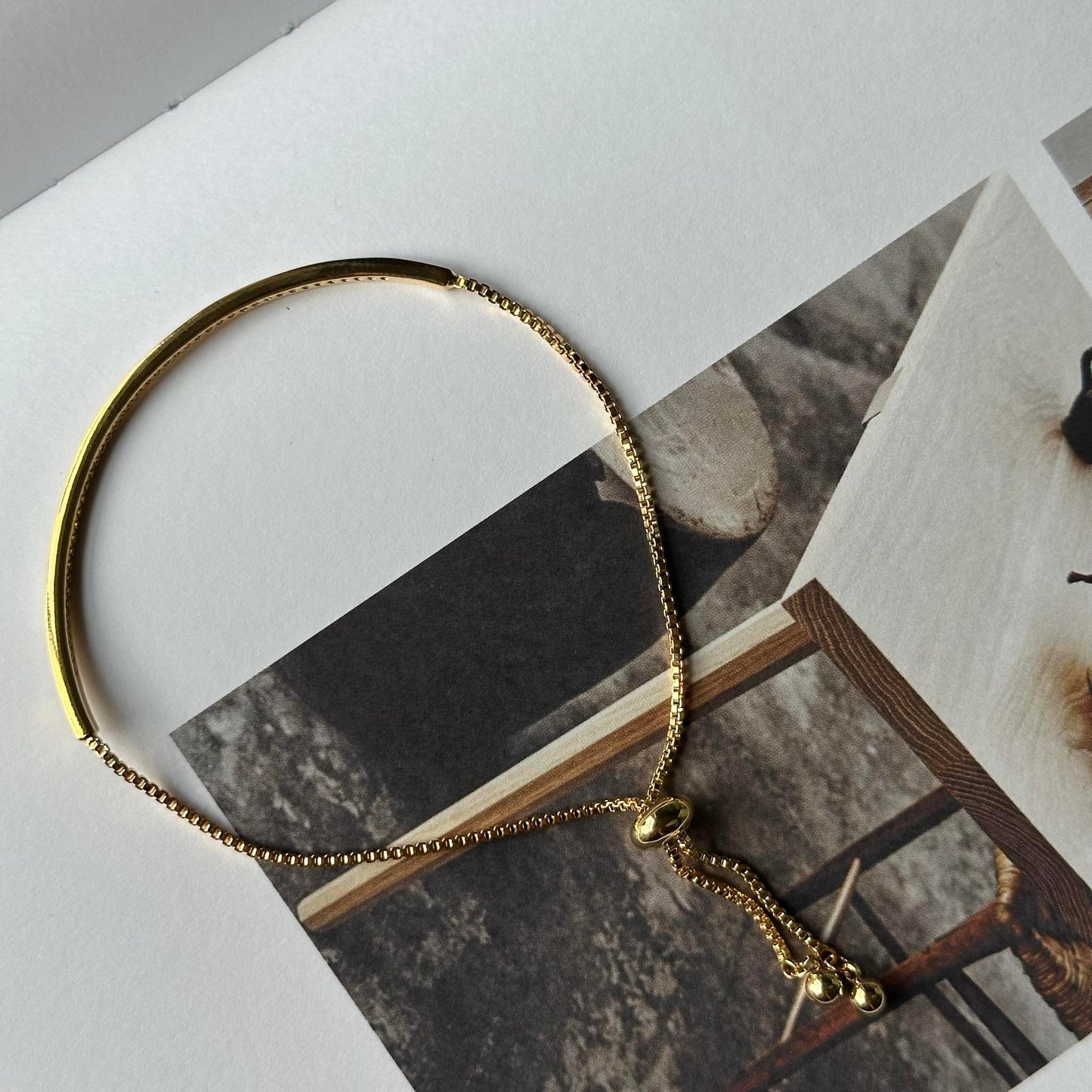 Armbånd Alba forgyldt