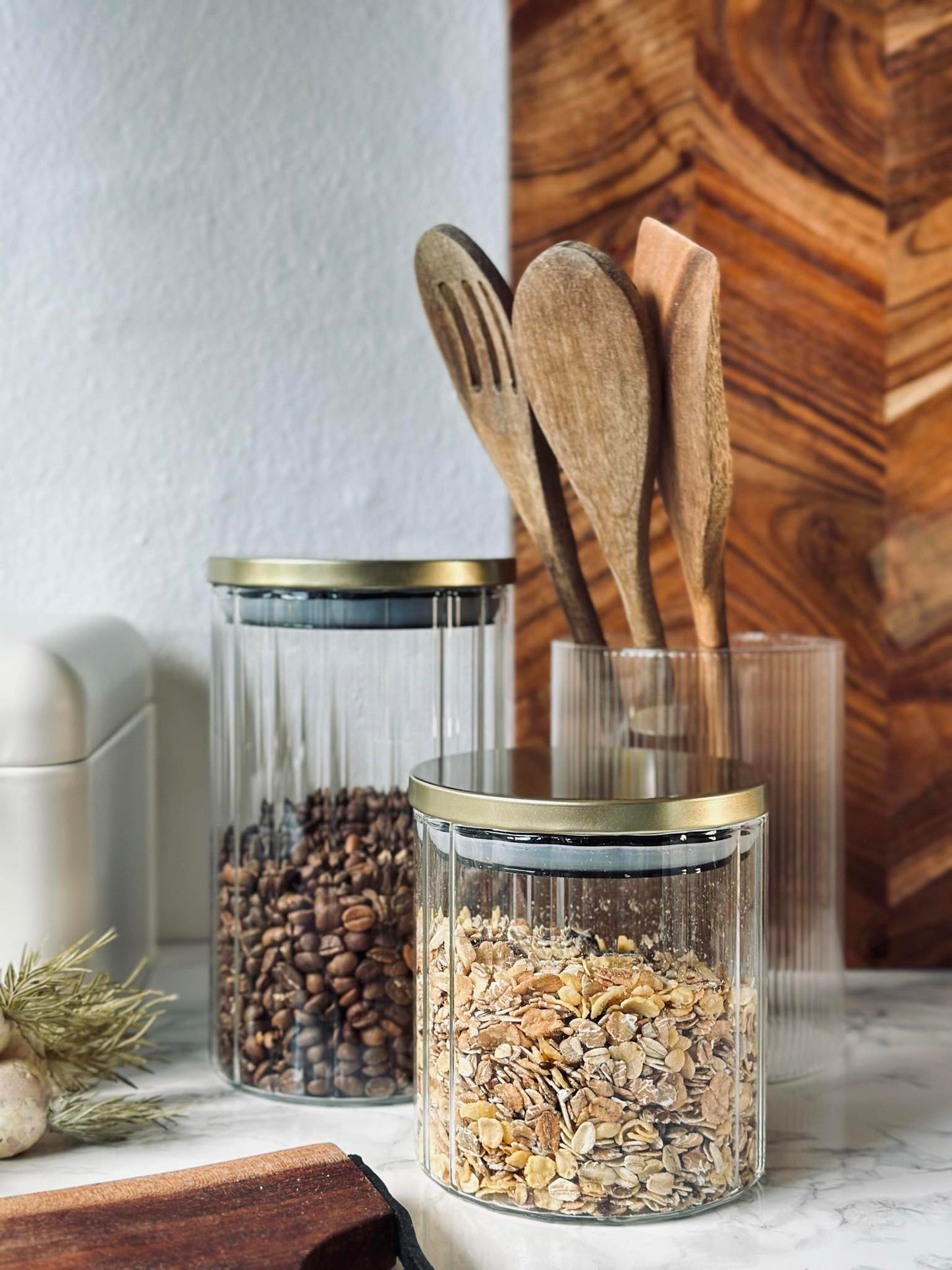 Grydeske sæt med 3 stk. - Akacia