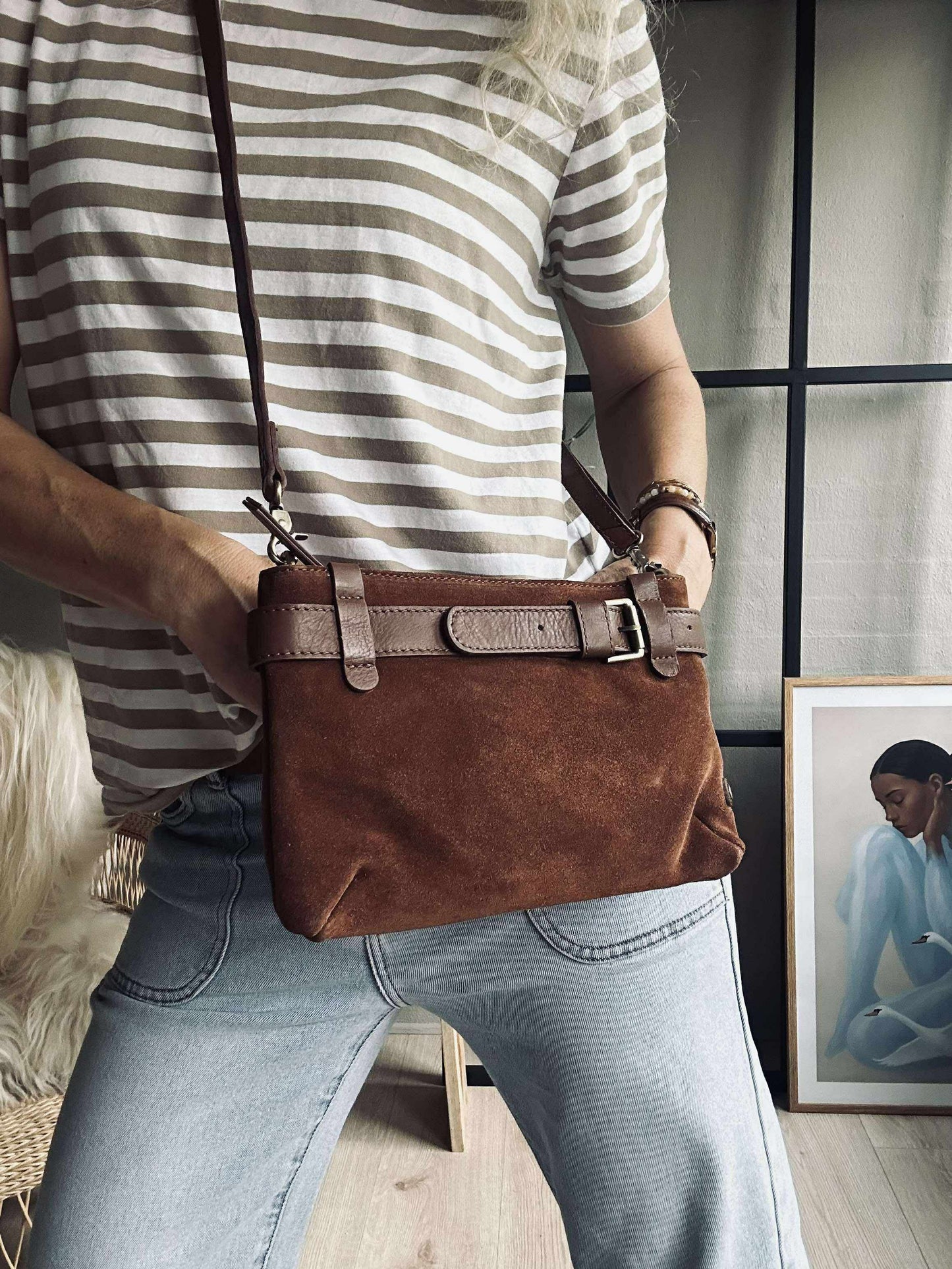 Clutch ruskind - Cognac