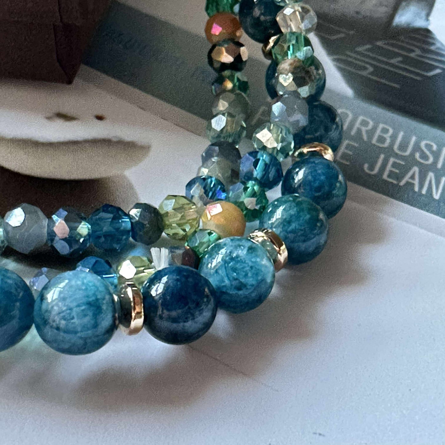 Armbånd Luna Sea Green – Sæt med 3 stk