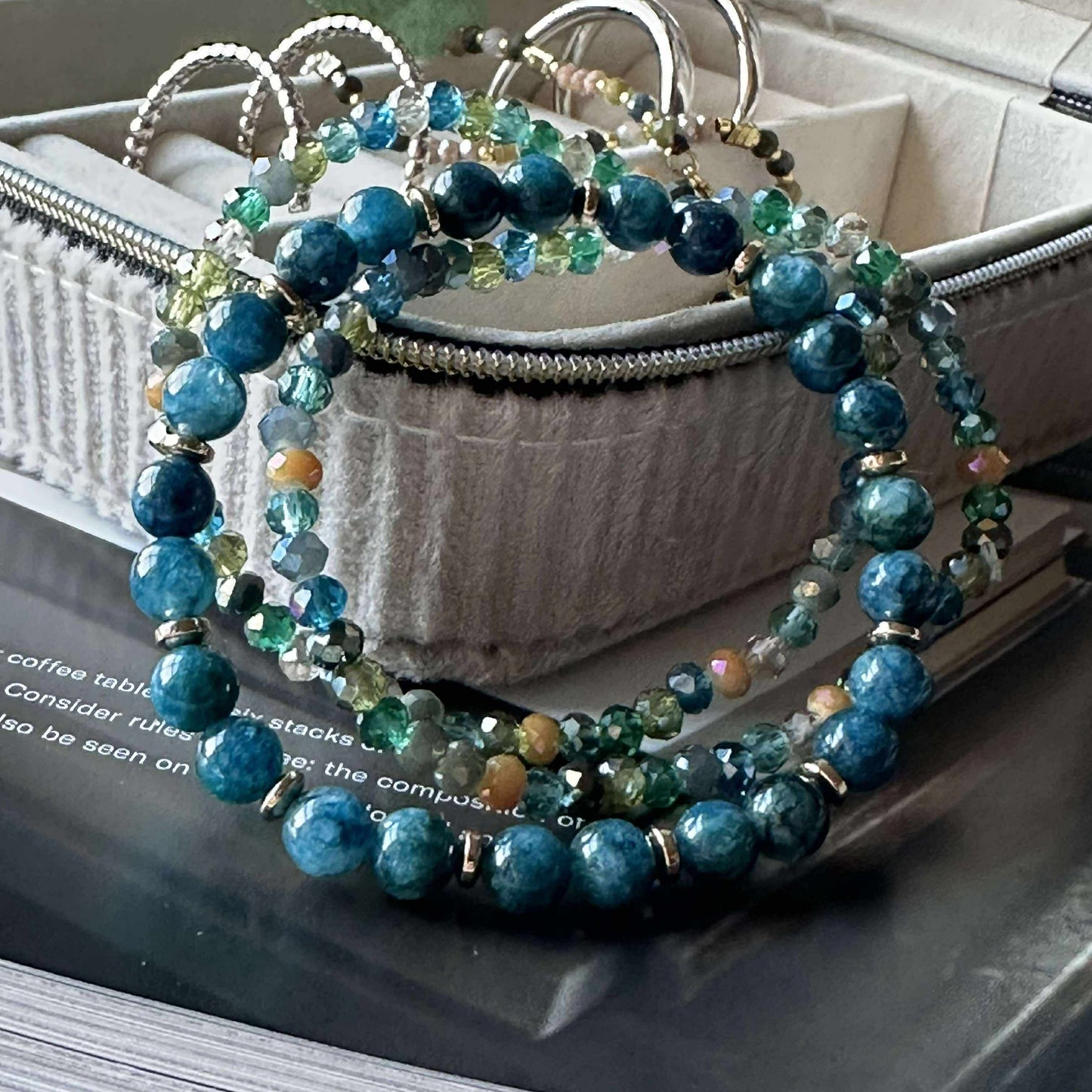Armbånd Luna Sea Green – Sæt med 3 stk