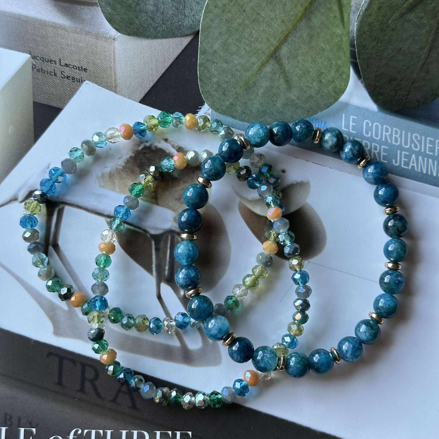 Armbånd Luna Sea Green – Sæt med 3 stk