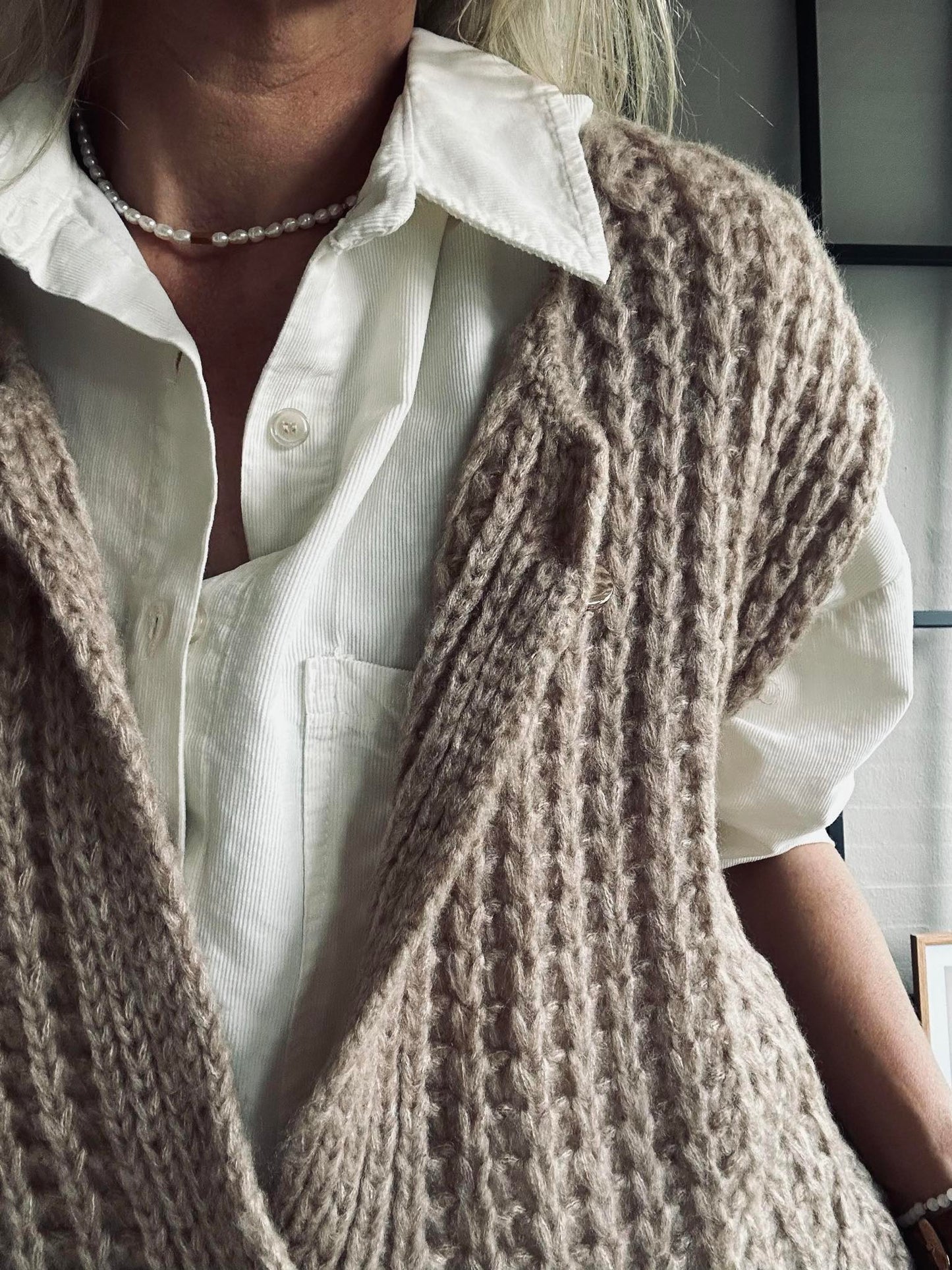 Vest Ruby beige