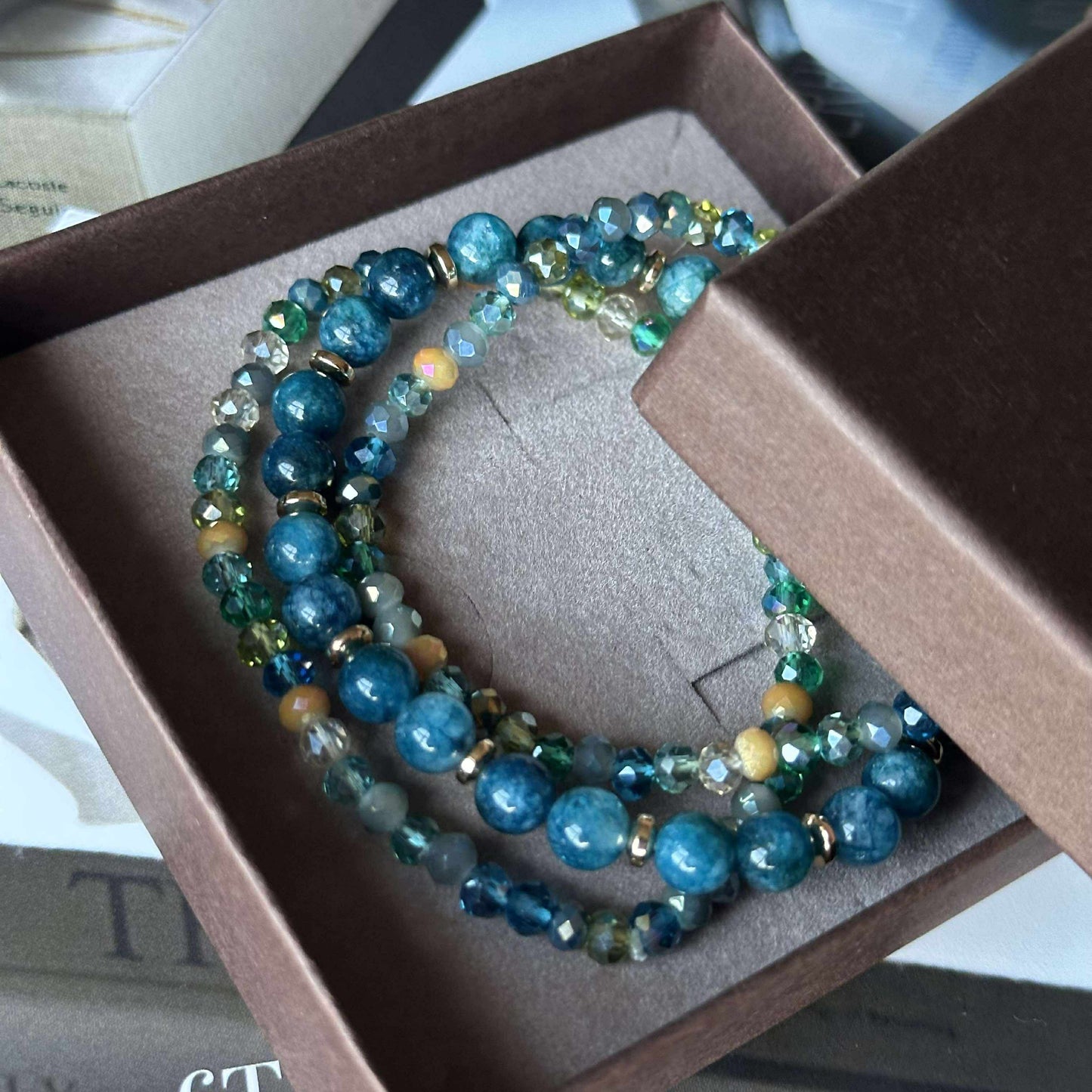 Armbånd Luna Sea Green – Sæt med 3 stk