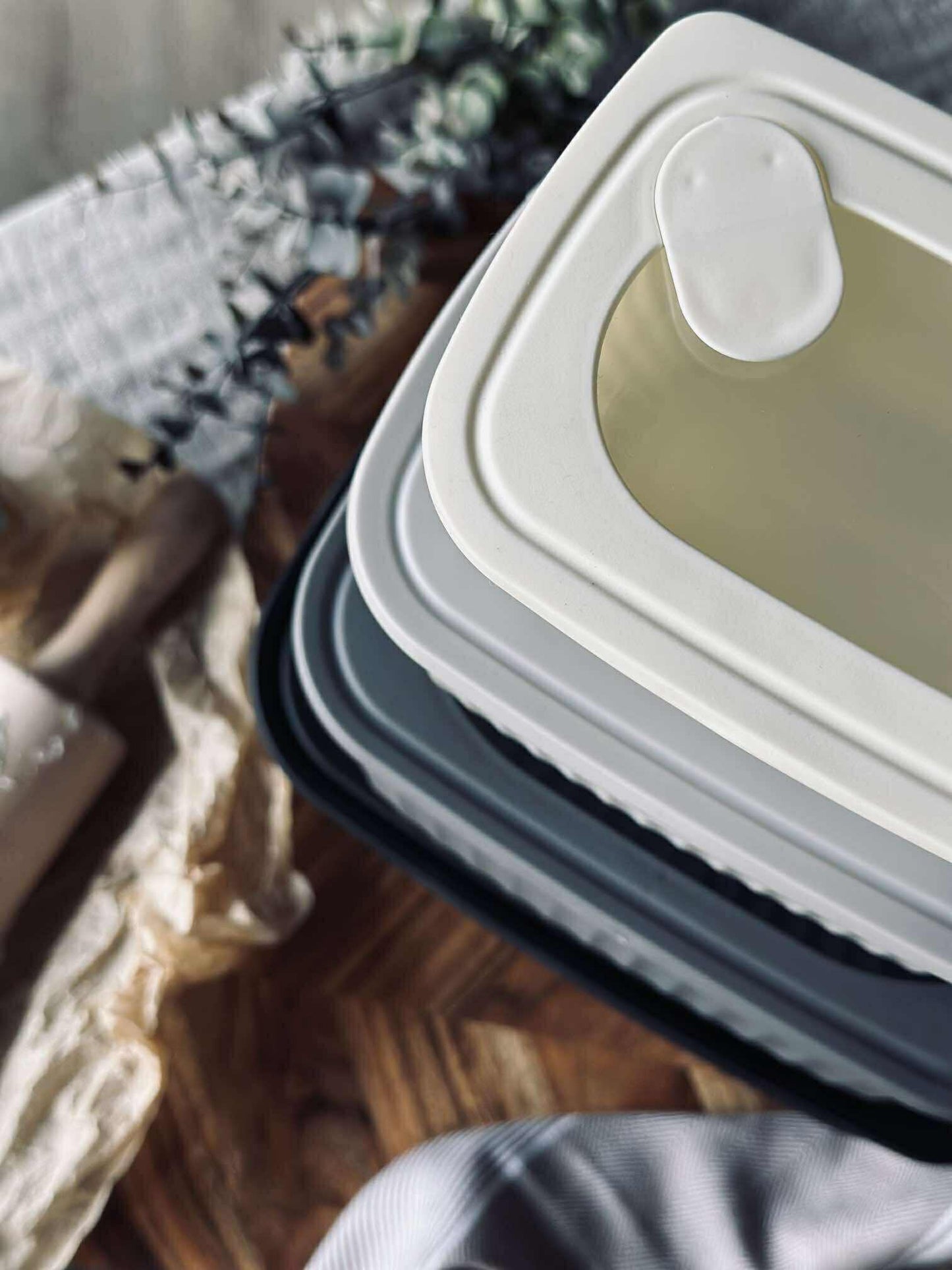 Opbevaringsbøtter – Sæt med 4 stk.