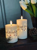 LED Bloklys TWINKLE CHRISTMAS - Sæt med 2stk.