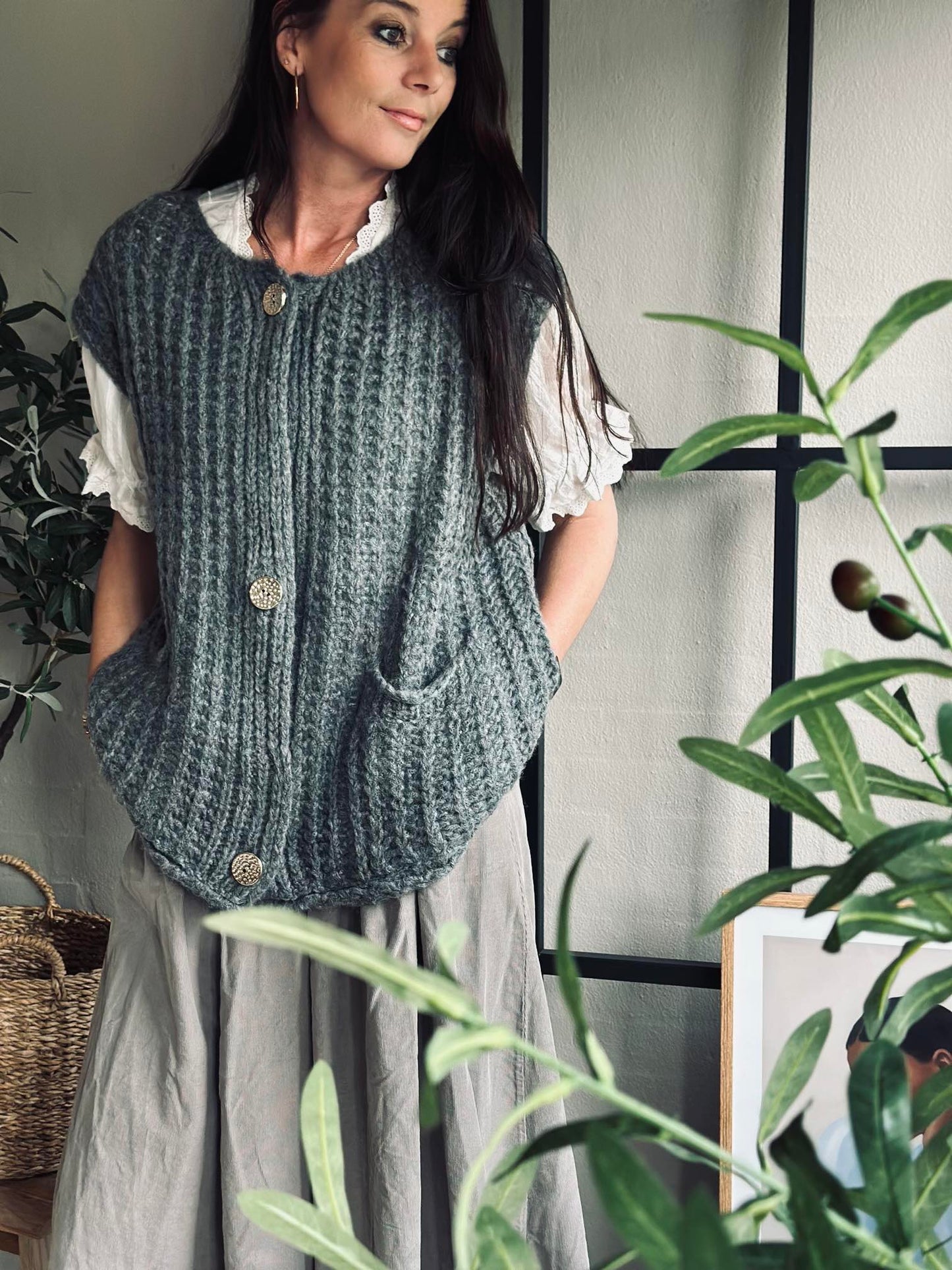 Vest Ruby grå