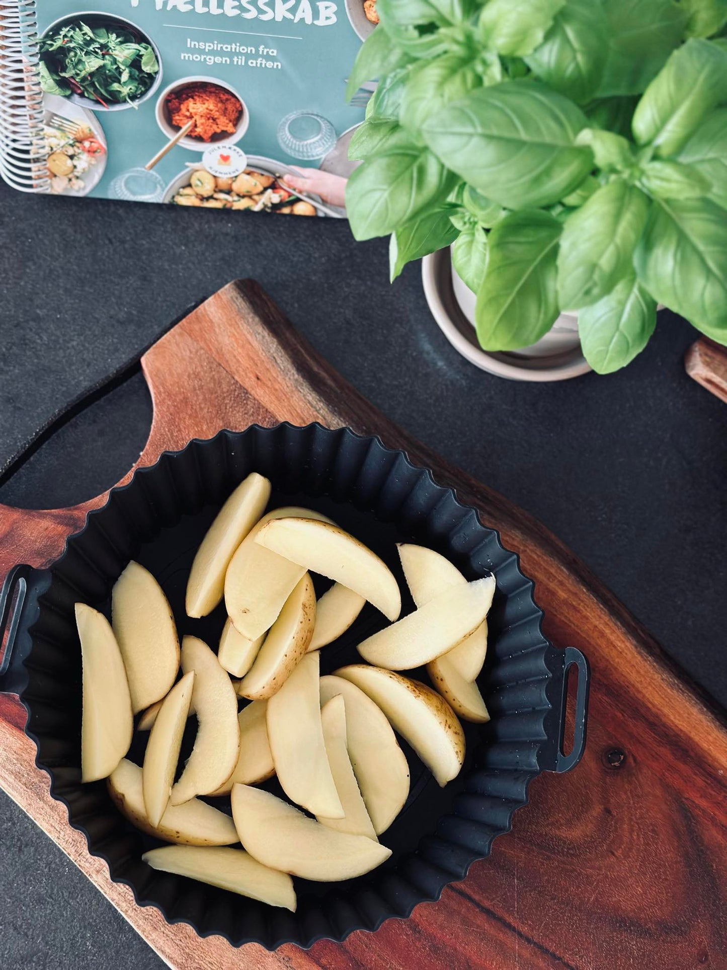 Silikoneform til airfryer