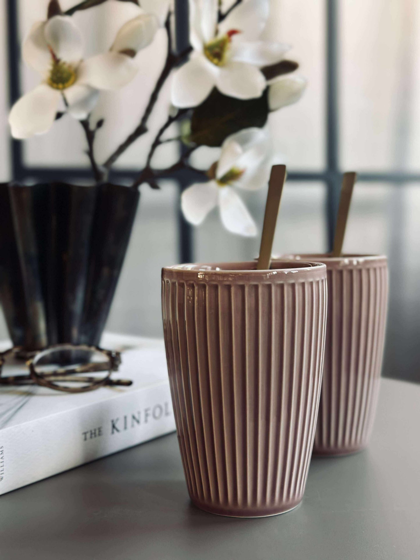 Termokrus Plissé- Sæt med 2 stk - Woodrose