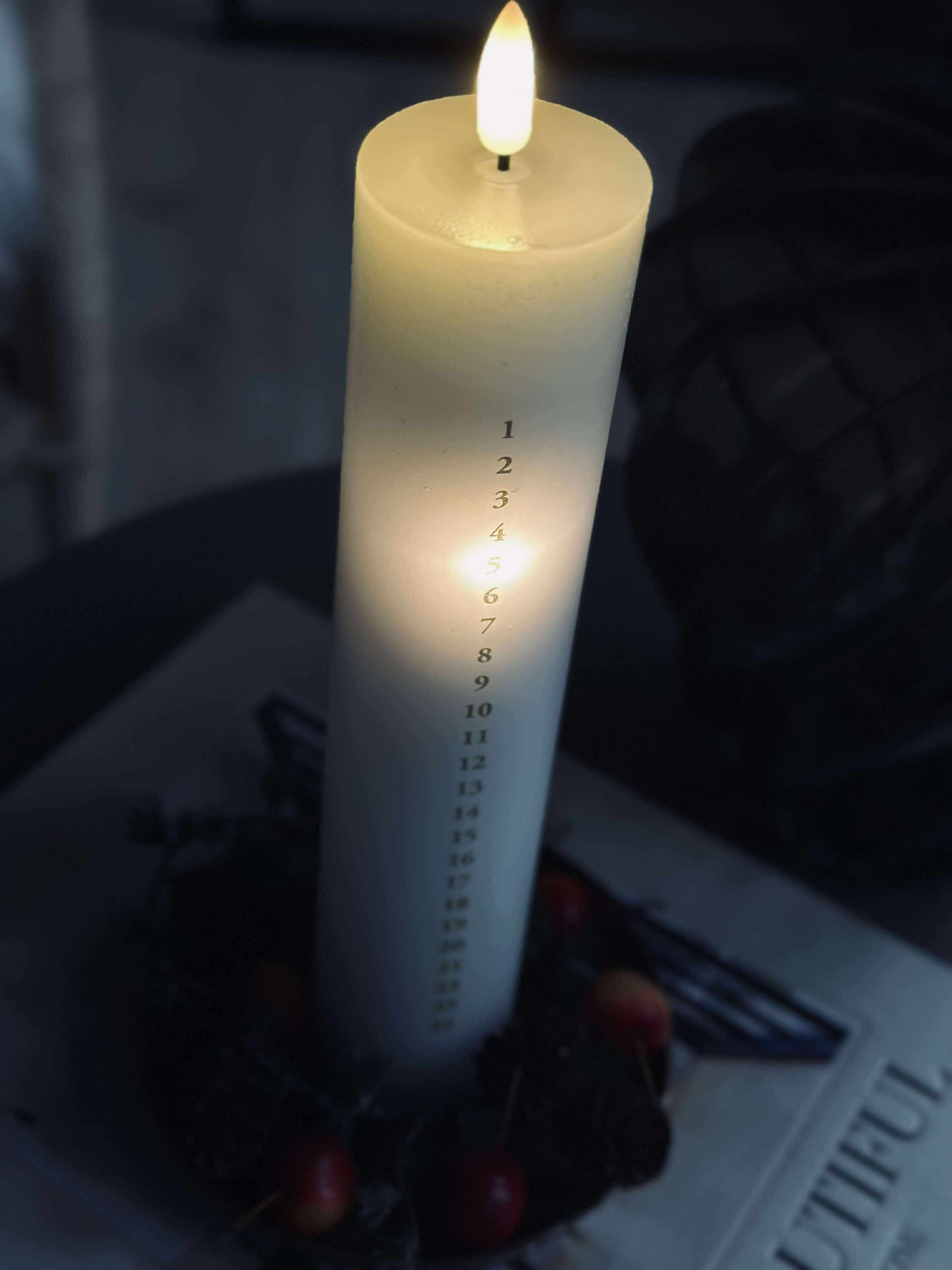 LED Kalenderlys ink fjernbetjening