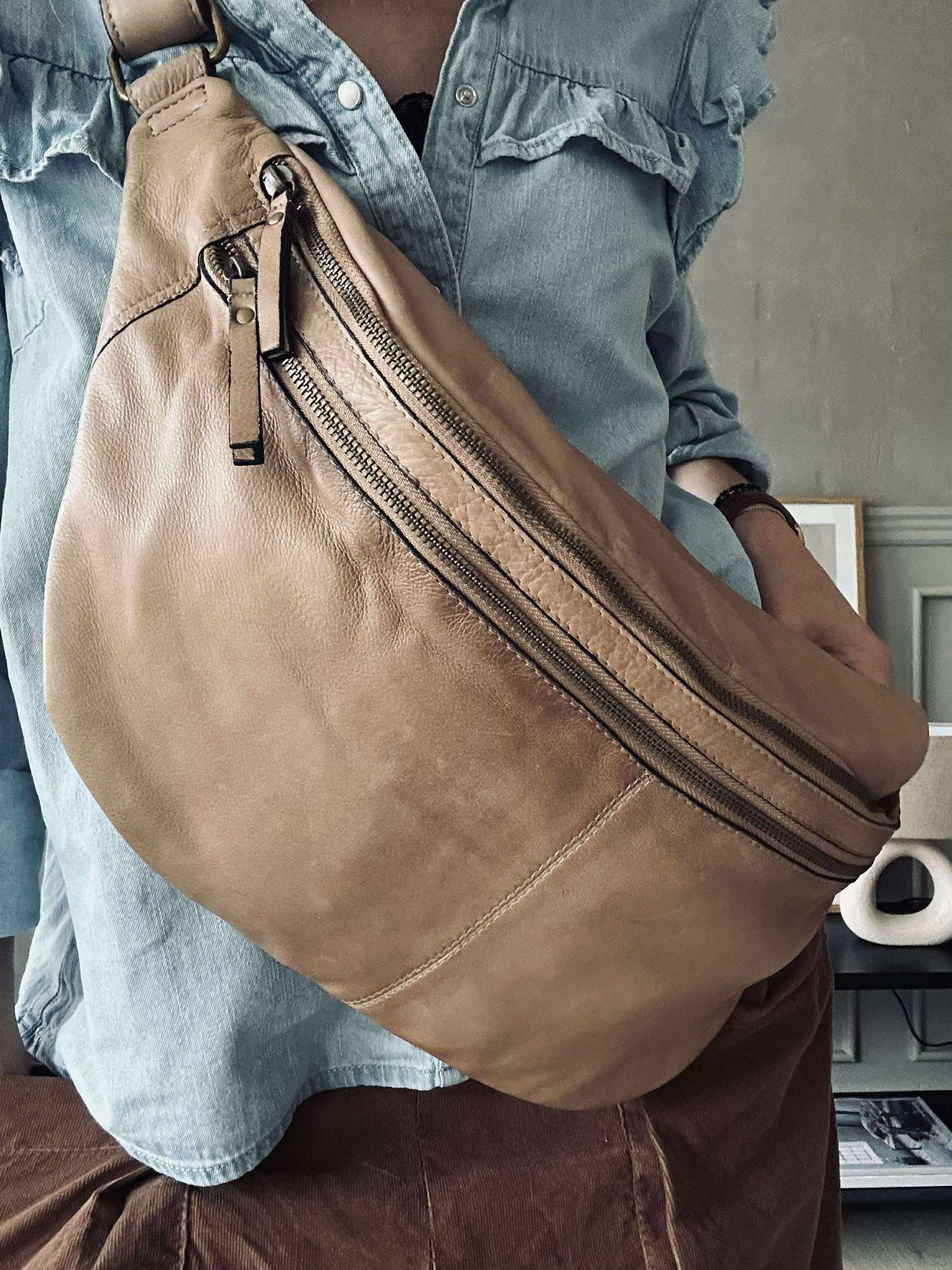 Bumbag Jina Big Taupe
