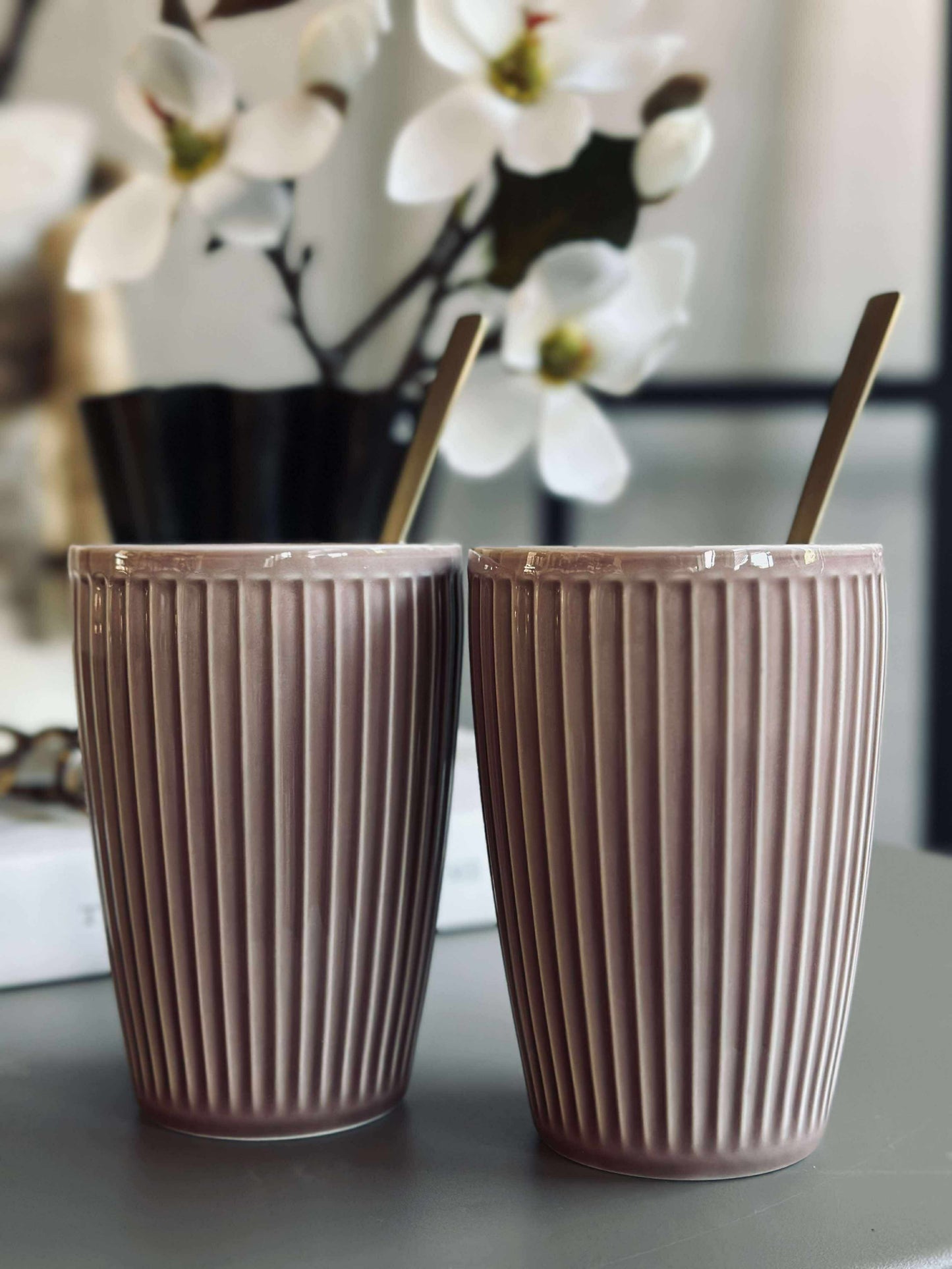 Termokrus Plissé- Sæt med 2 stk - Woodrose