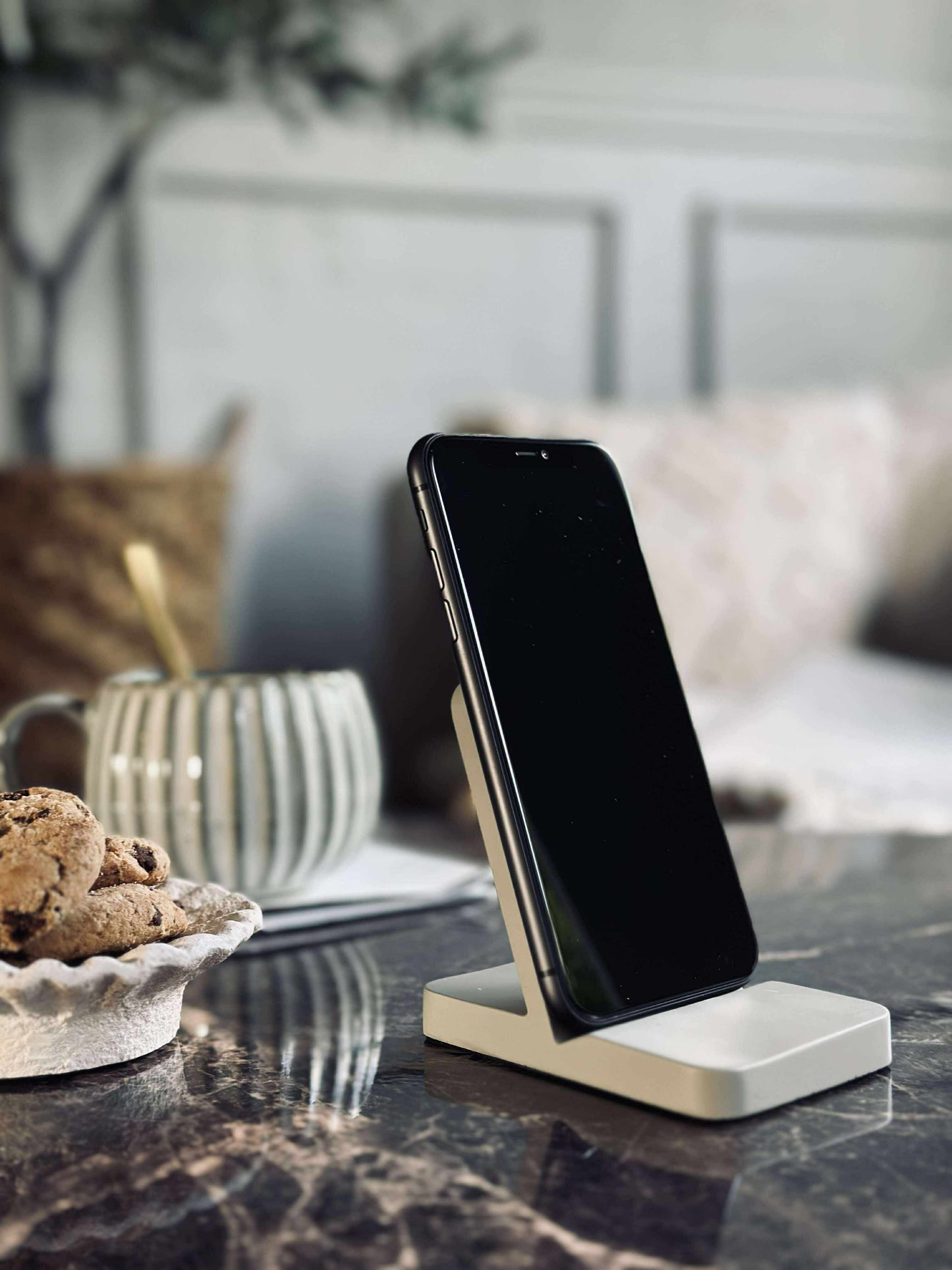 Mobiltelefon Holder - Kontor - Pebble grey