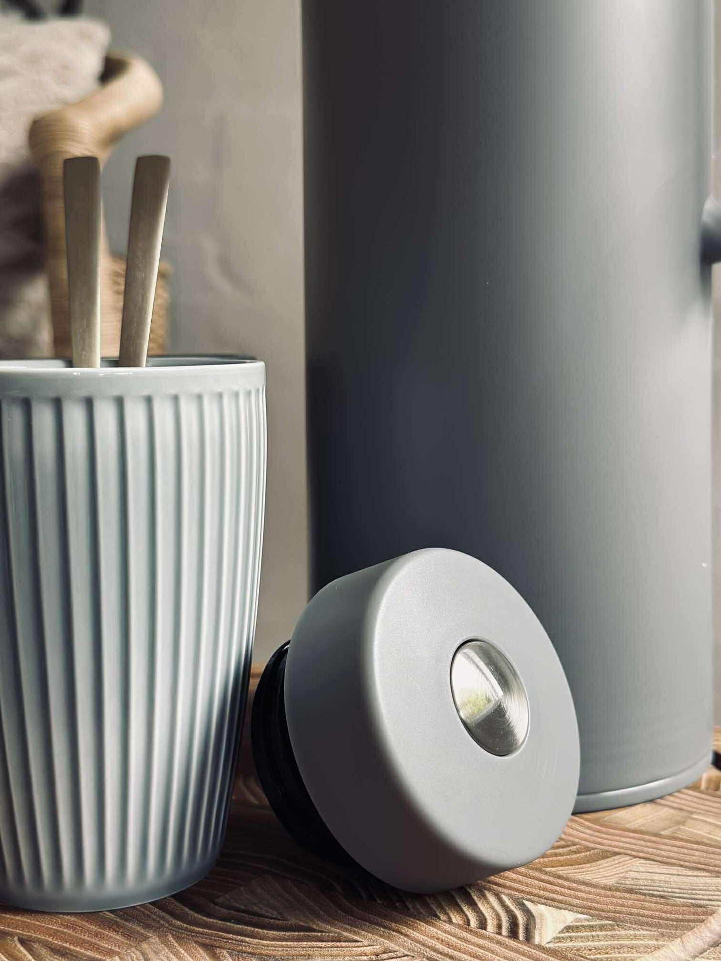 Termokande – Med trykknap funktion - 1 liter