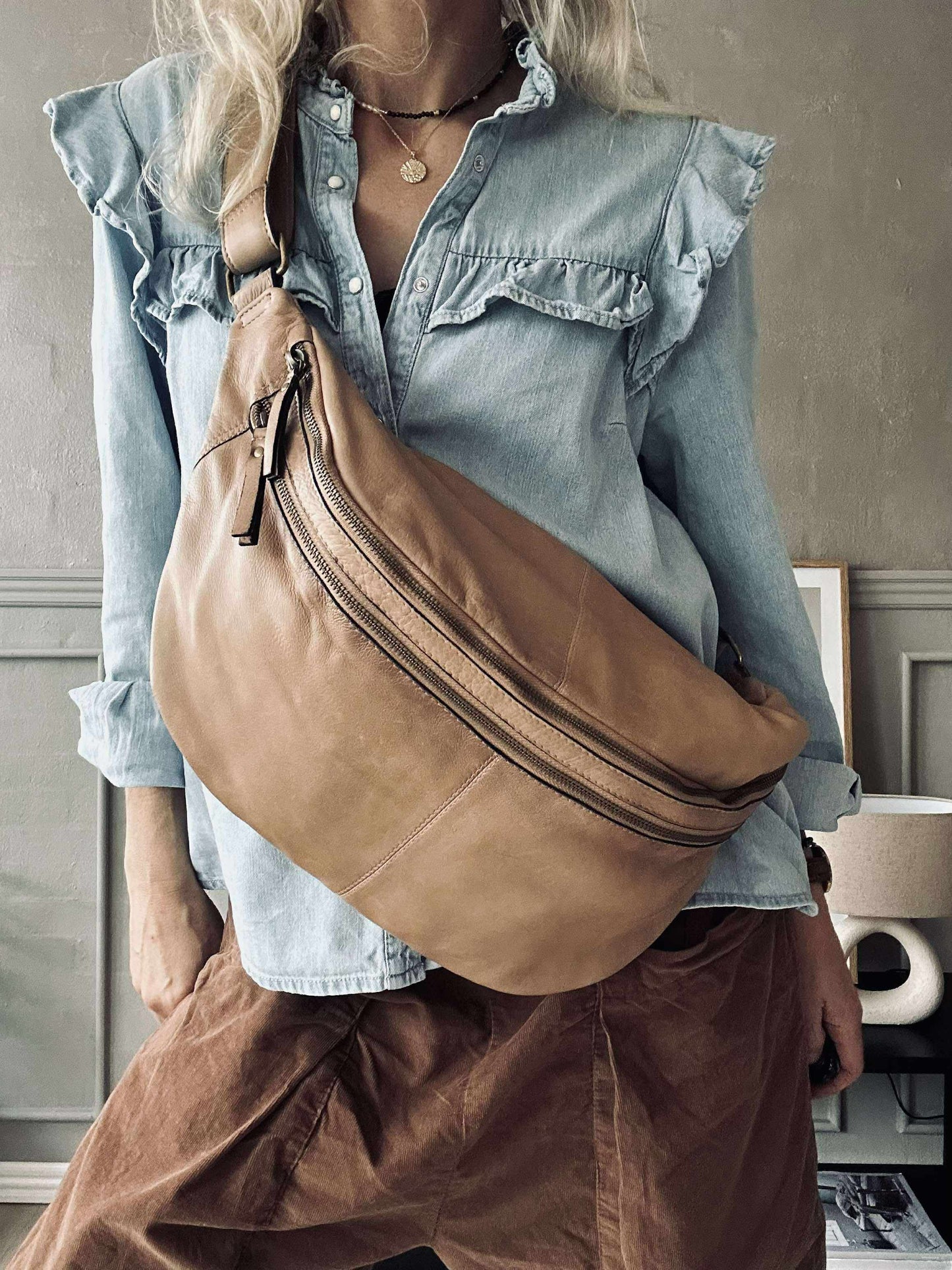 Bumbag Jina Big Taupe