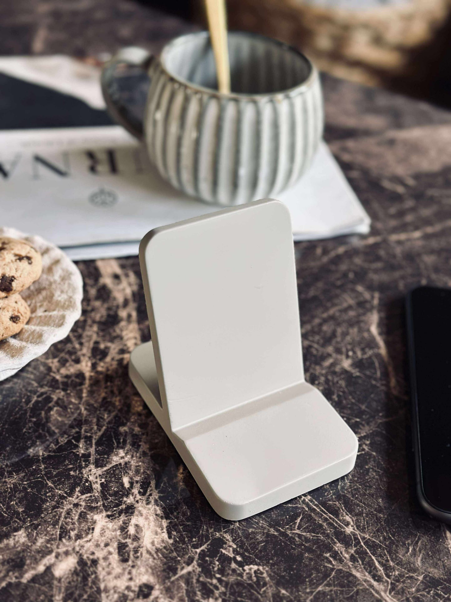 Mobiltelefon Holder - Kontor - Pebble grey