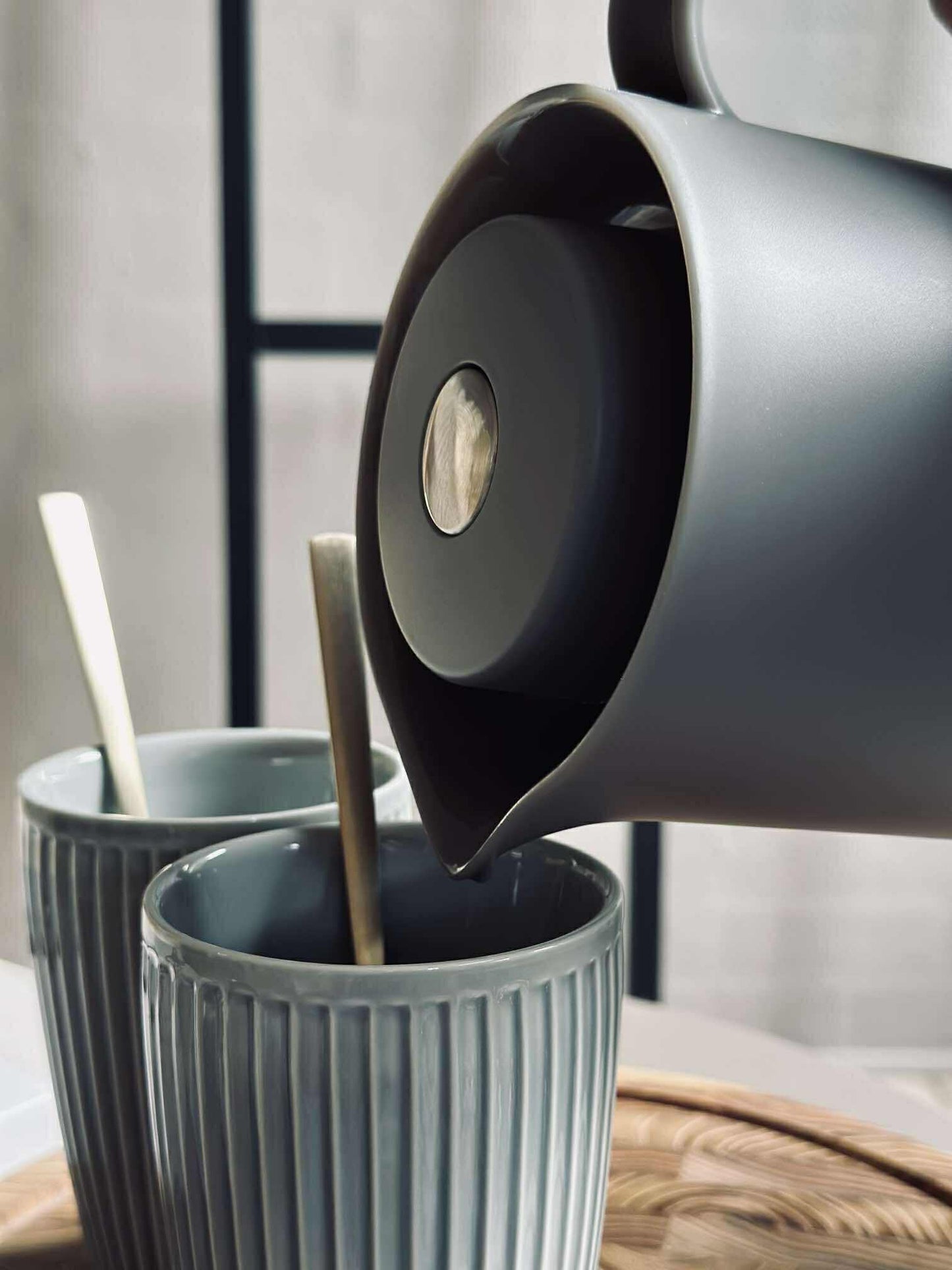 Termokande – Med trykknap funktion - 1 liter