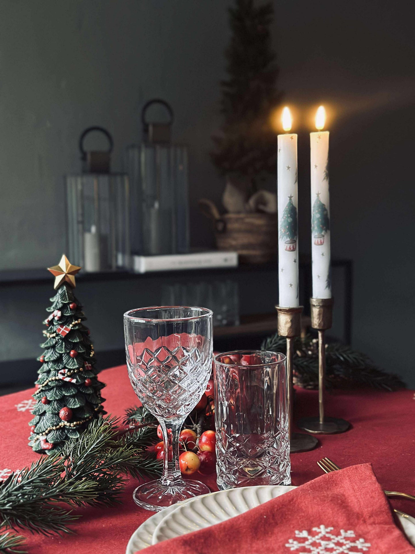 LED Stagelys 2 stk - Julemotiv