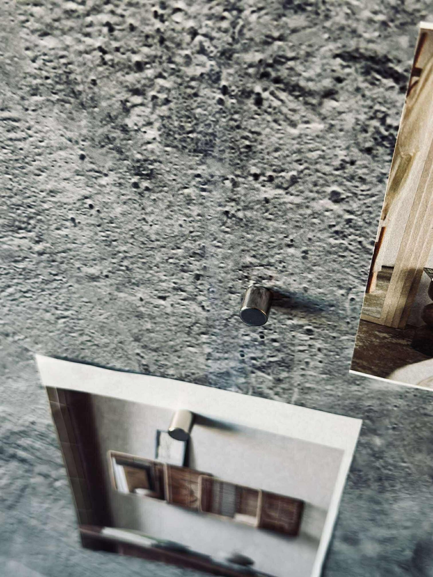 Tavle magnetisk 60x90 - Beton look