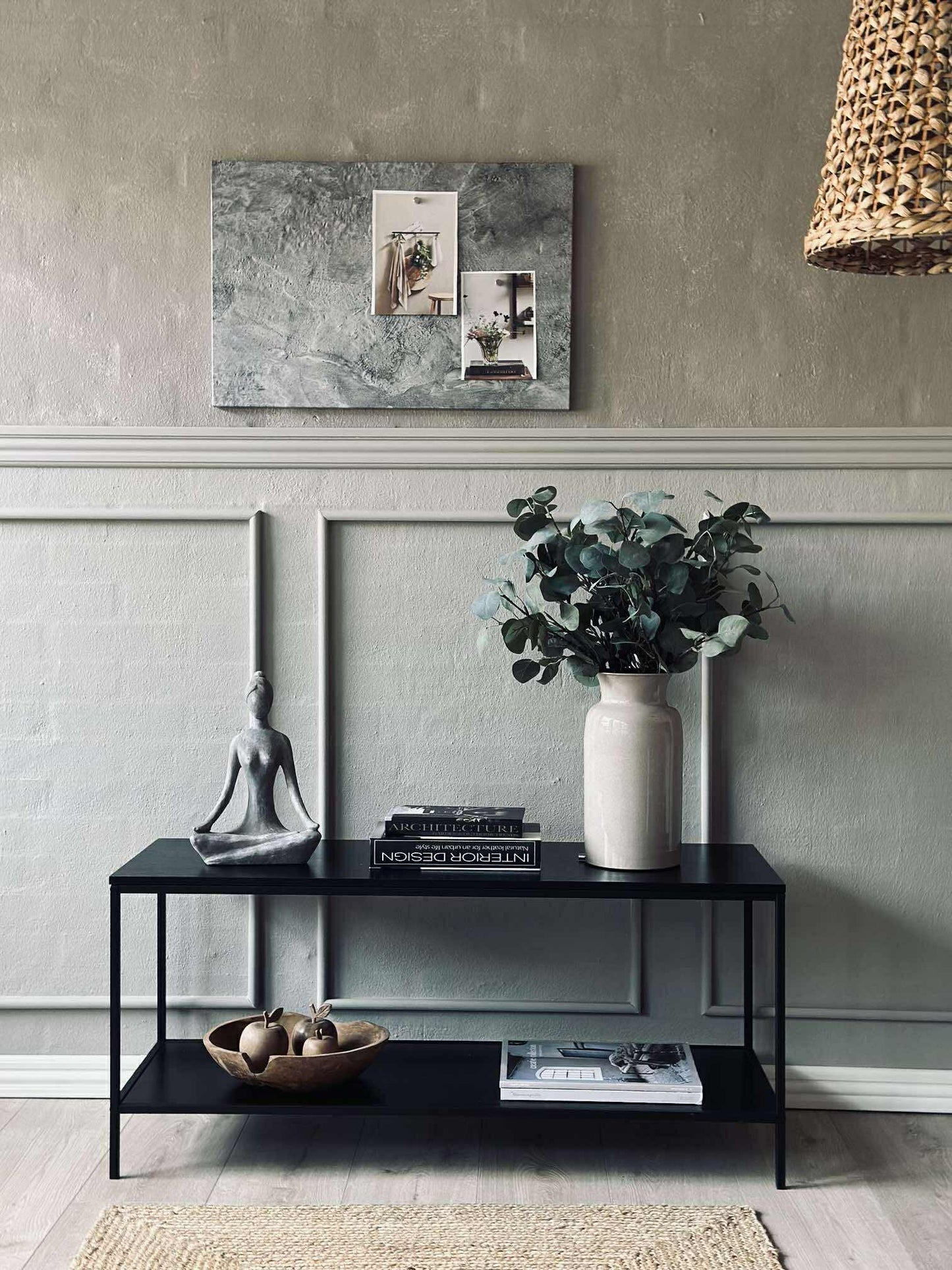 Tavle magnetisk 40x60 - Beton look