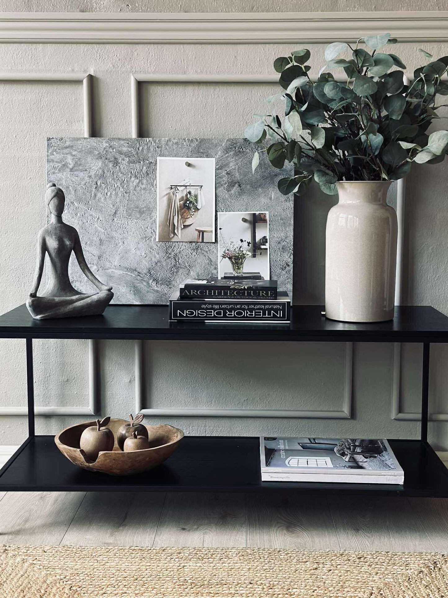 Tavle magnetisk 40x60 - Beton look