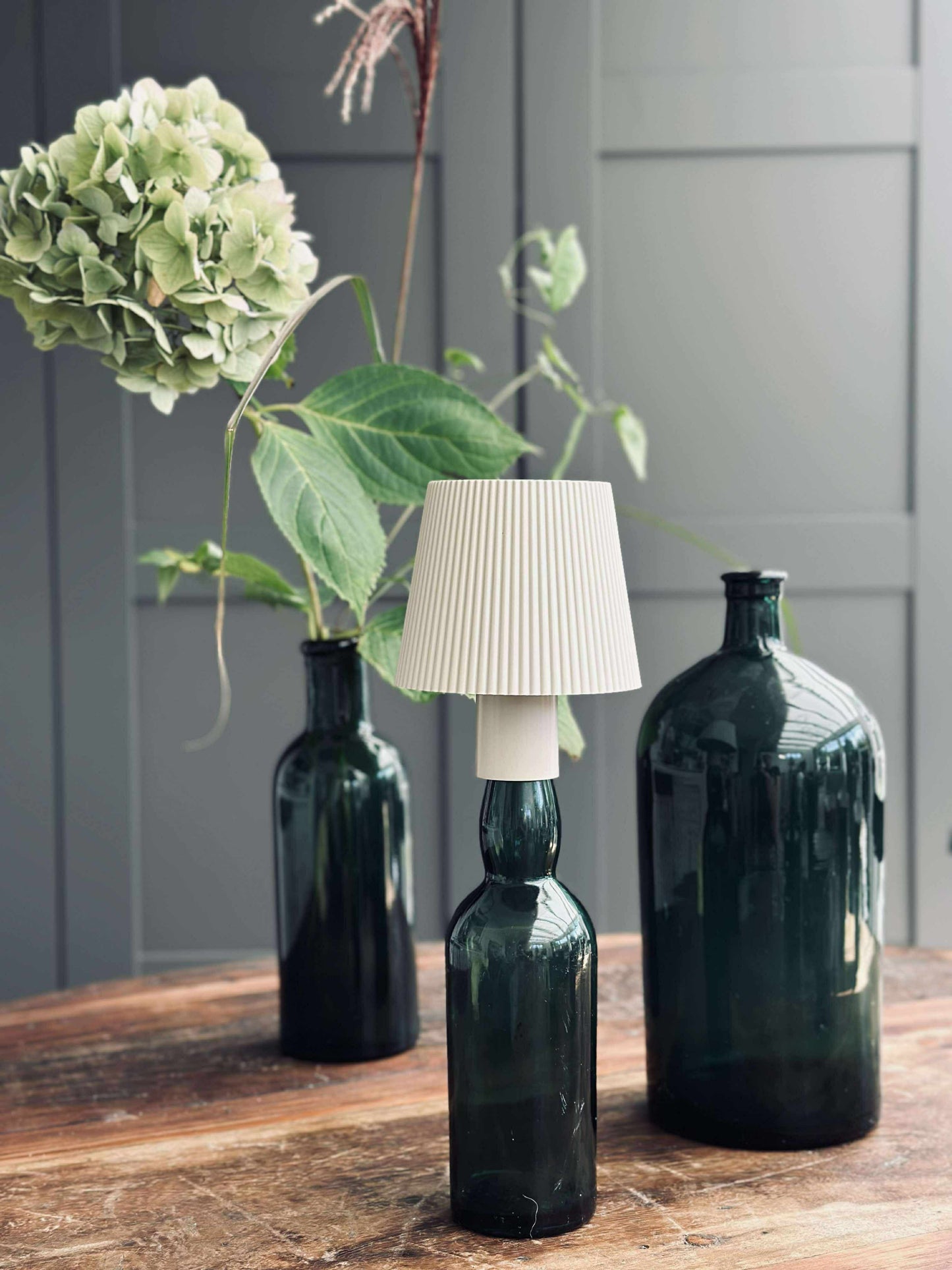 LED lampe til vinflaske - Creme MIX