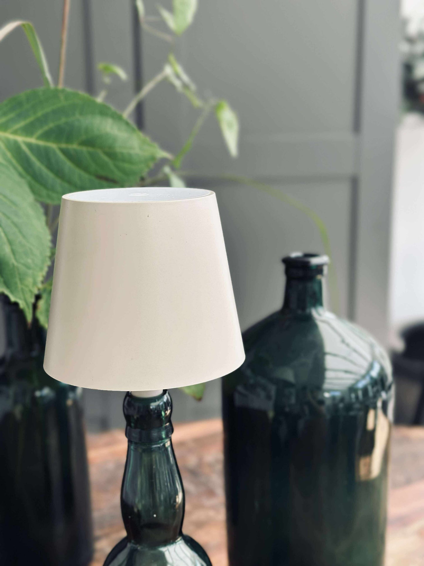 LED lampe til vinflaske - Creme MIX