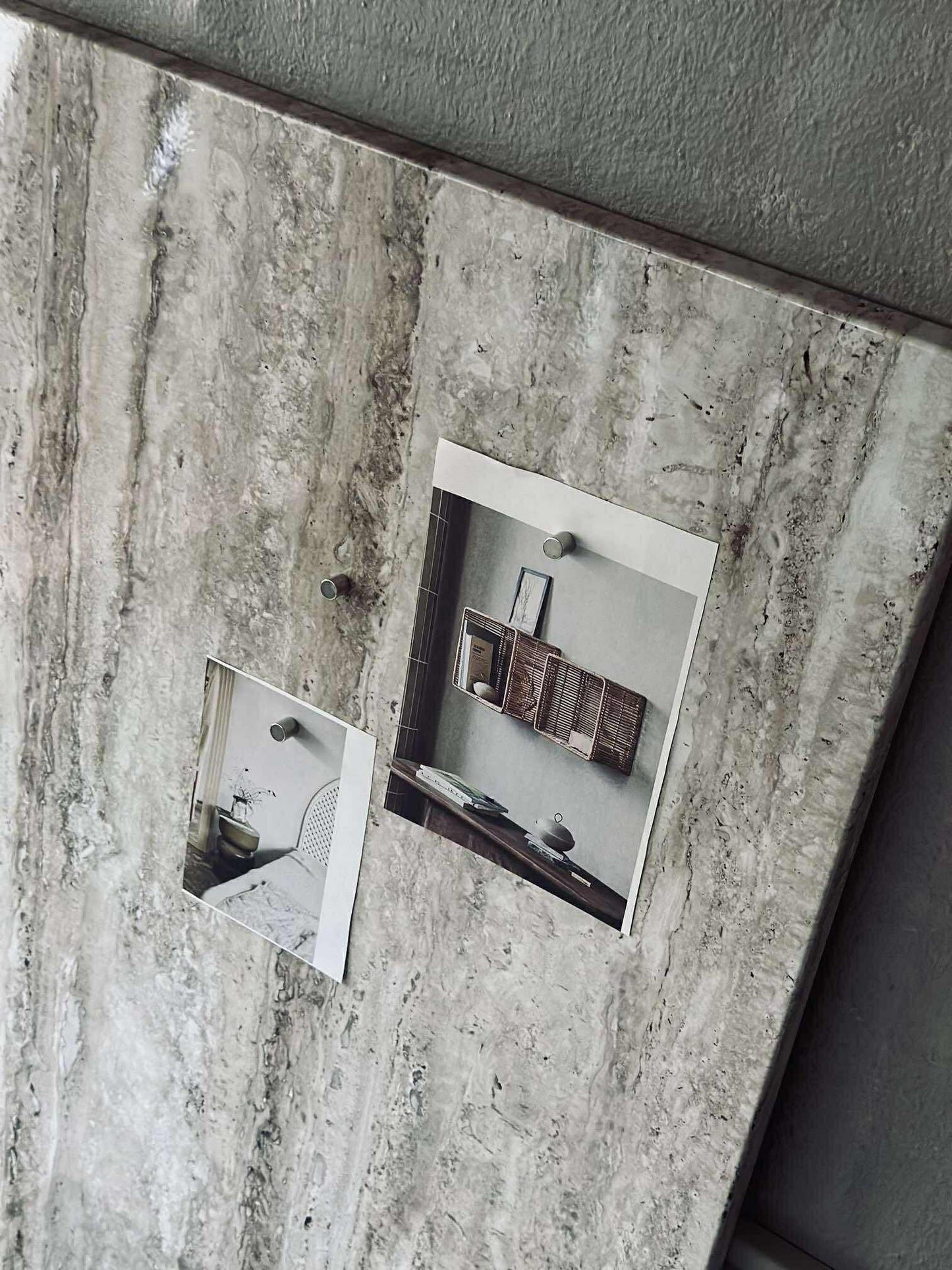 Tavle magnetisk 60x90 - Travertin