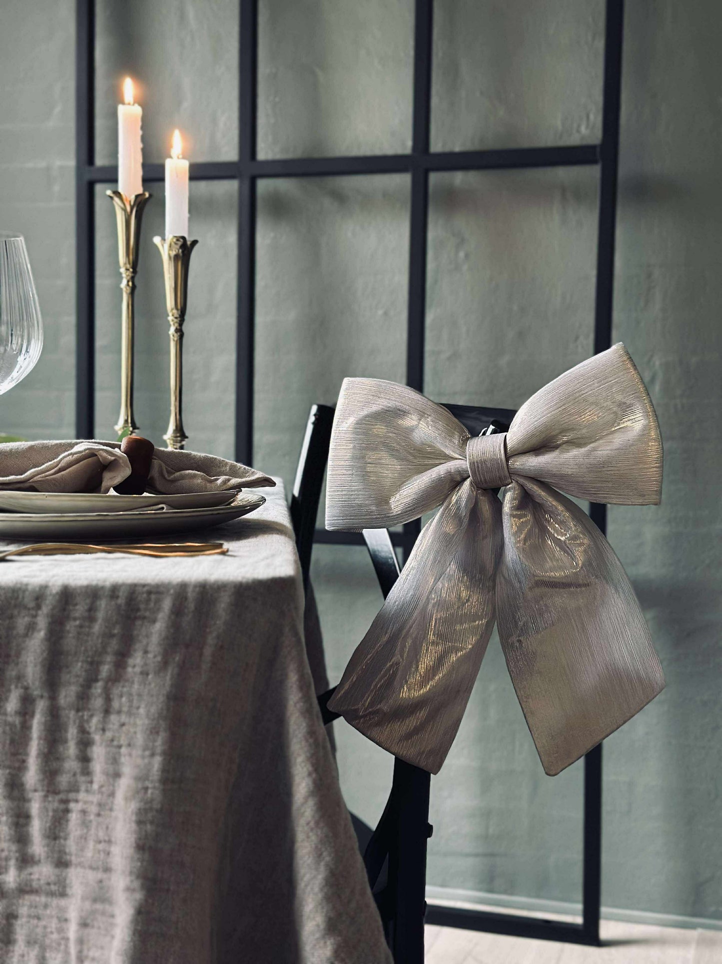 Sløjfe Champagne 34 cm