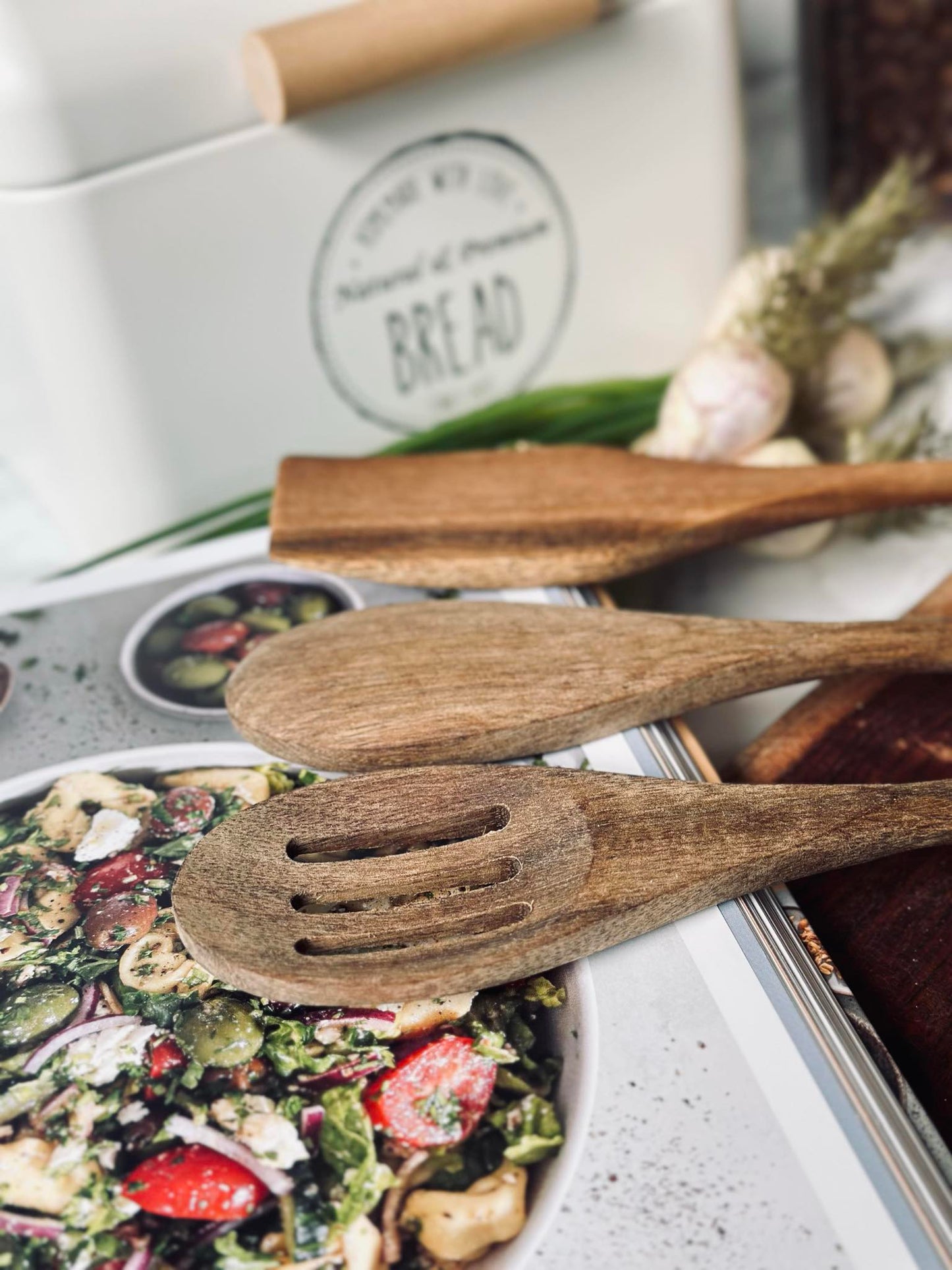 Grydeske sæt med 3 stk. - Akacia