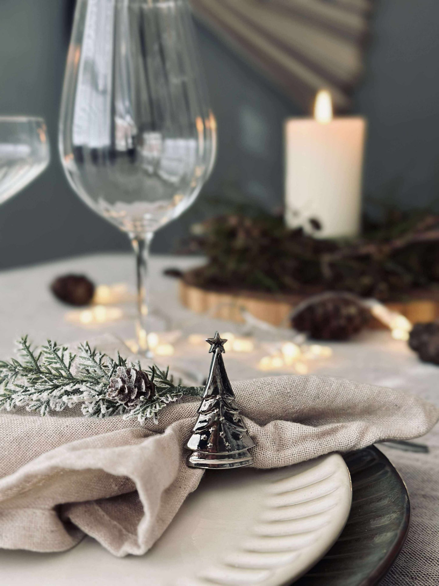 Servietringe Silver - MIX 4 stk