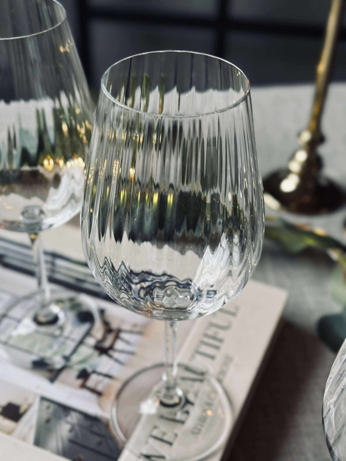 Vinglas hvidvin  CRYSTAL - Sæt med 4 stk.